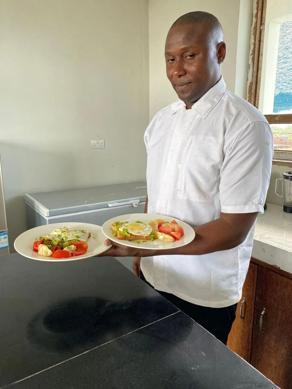 Food in Ocean Breeze Hotel