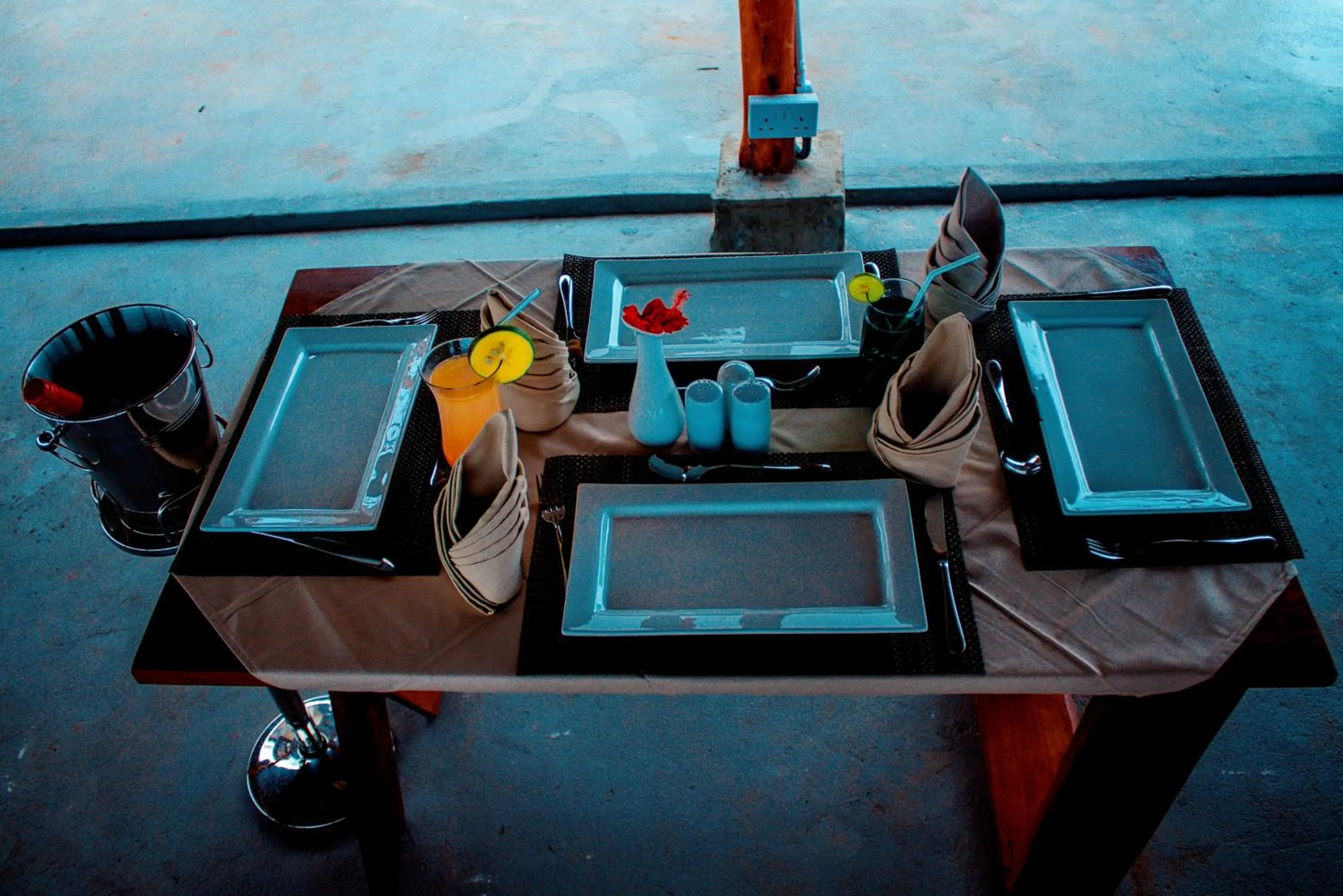 Breakfast in Ocean Breeze Hotel