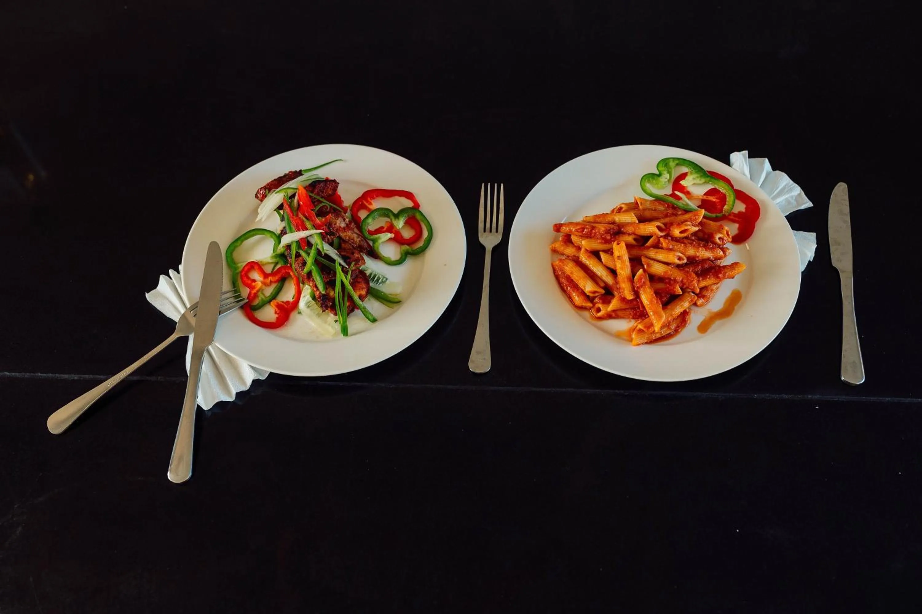 Food in Ocean Breeze Hotel