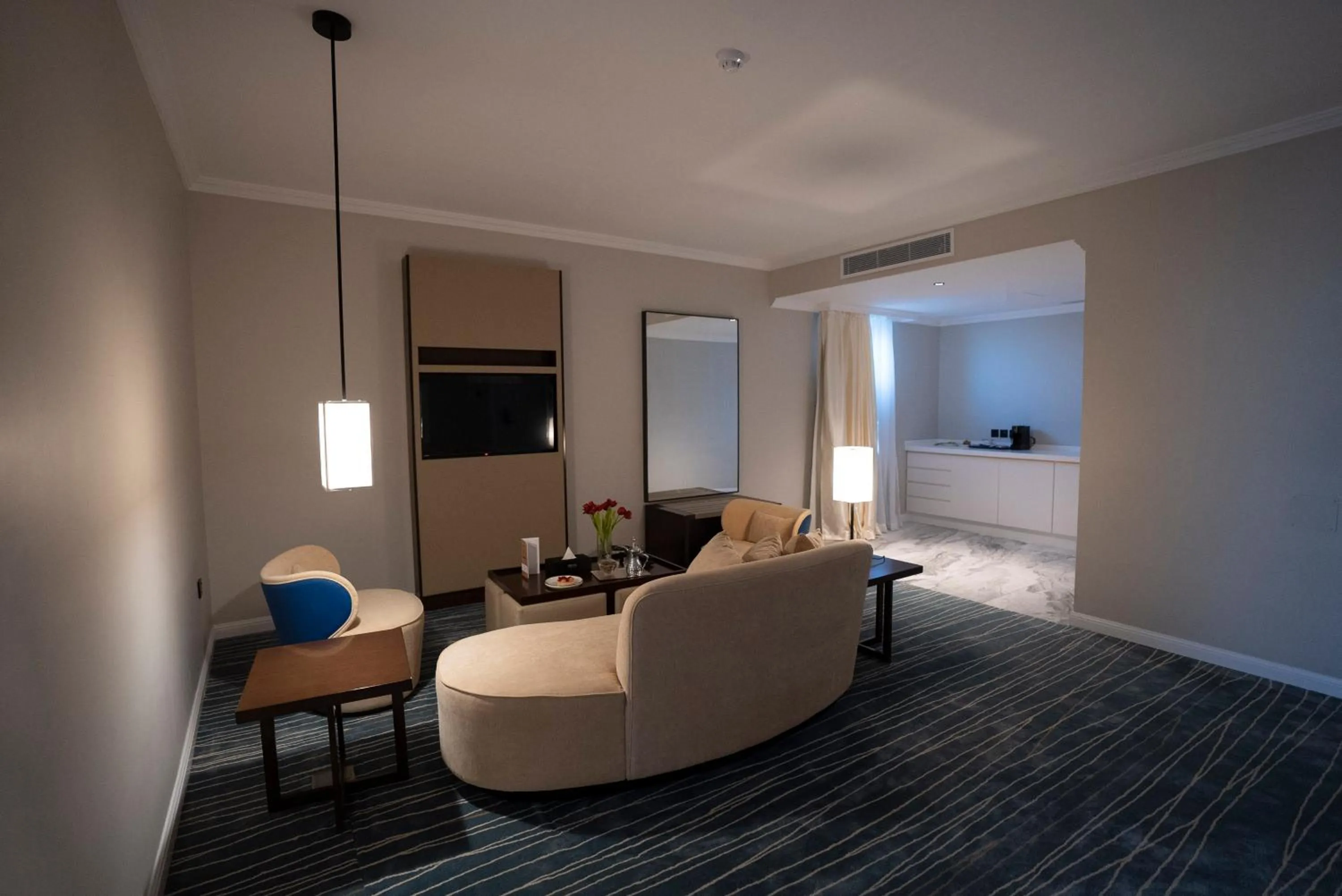 Living room in Prime Al Corniche Hotel