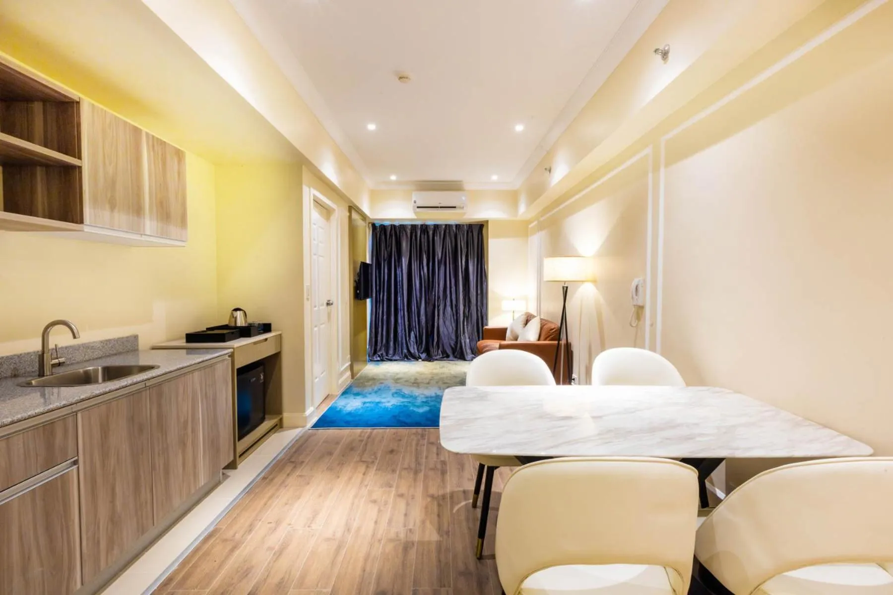 Bed in Noble Cebu Hotel