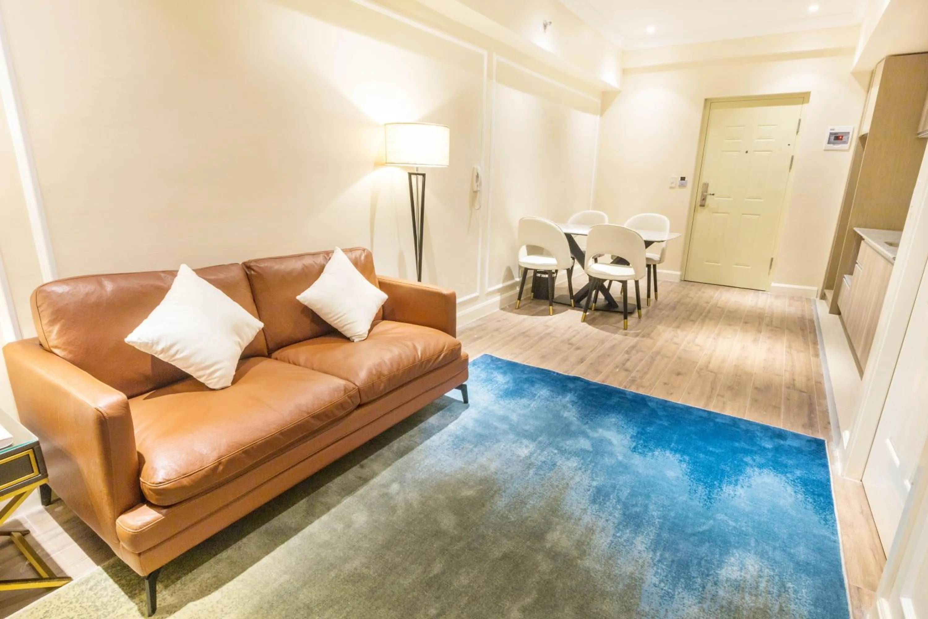 Living room in Noble Cebu Hotel