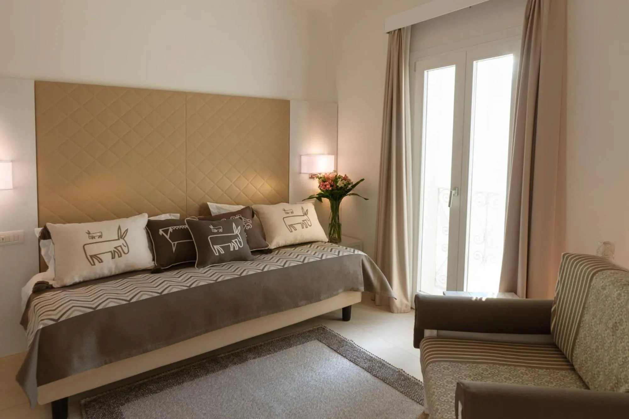 Bed in Hotel Moresco