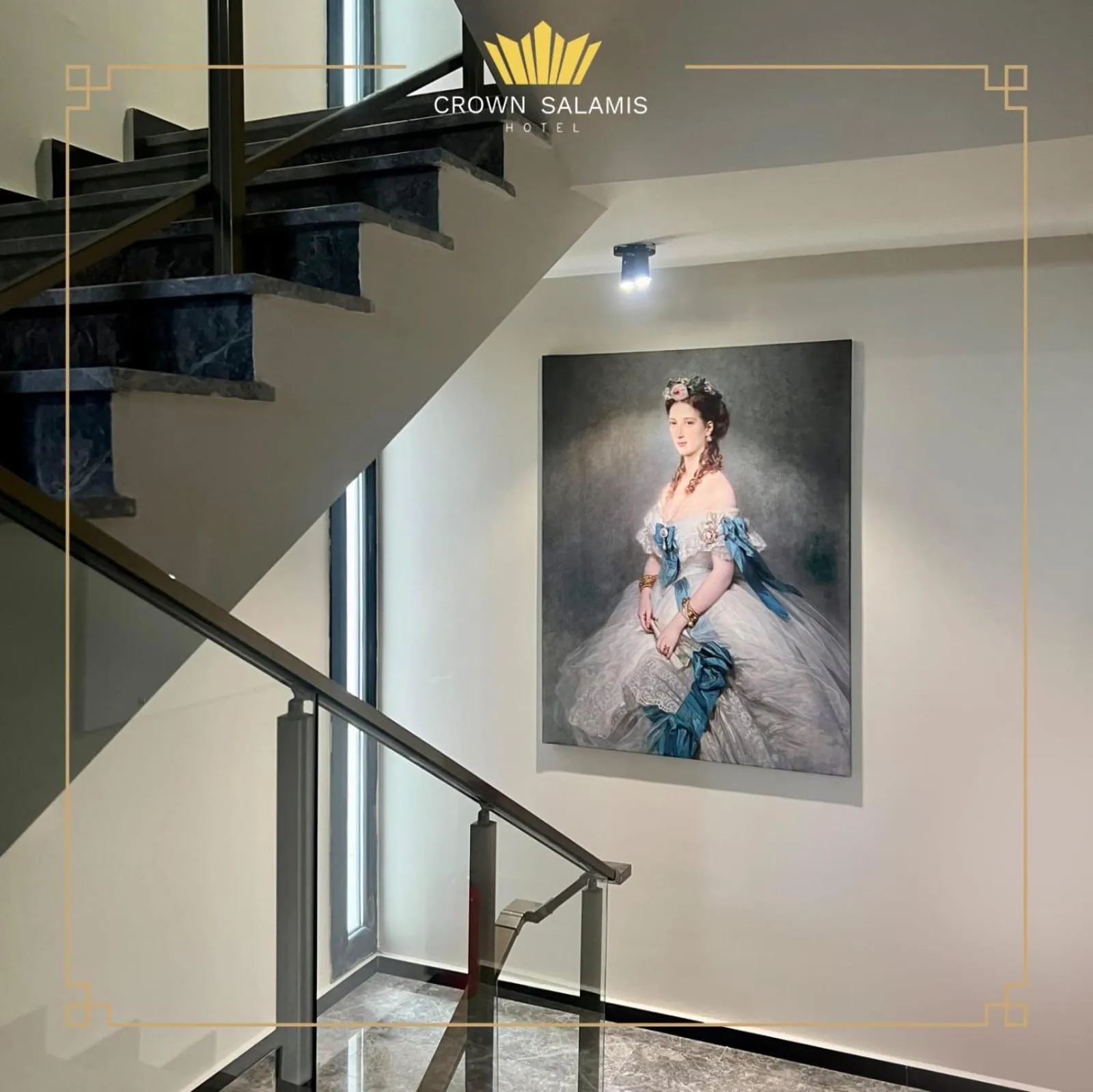 Decorative detail in Crown Salamis Hotel