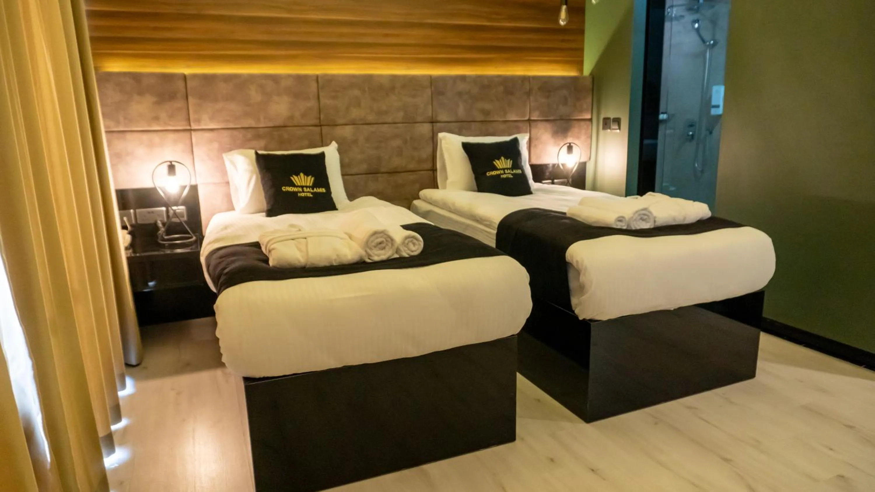 Photo of the whole room, Bed in Crown Salamis Hotel