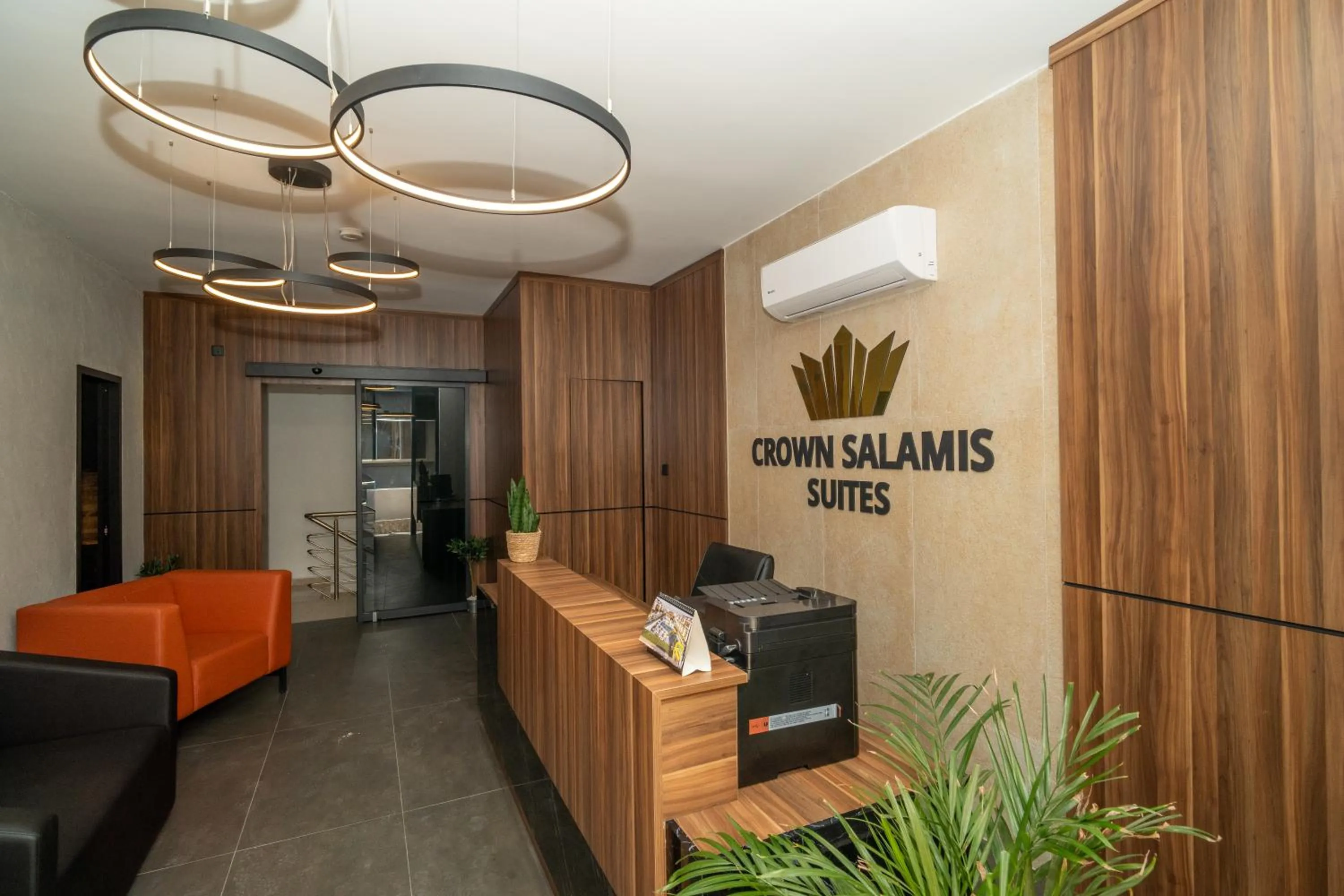 Lobby or reception in Crown Salamis Hotel
