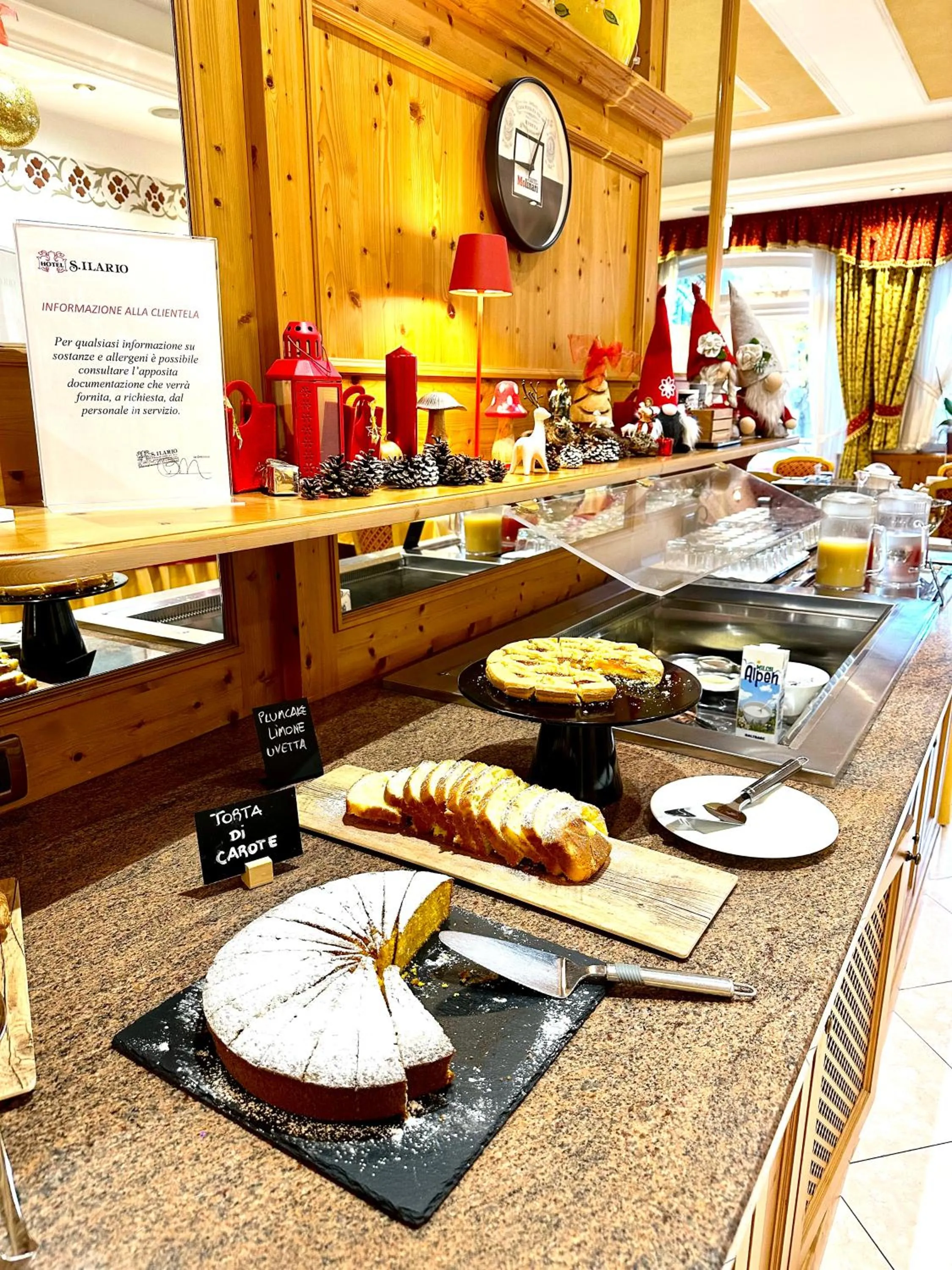 Food and drinks in Hotel Sant'Ilario