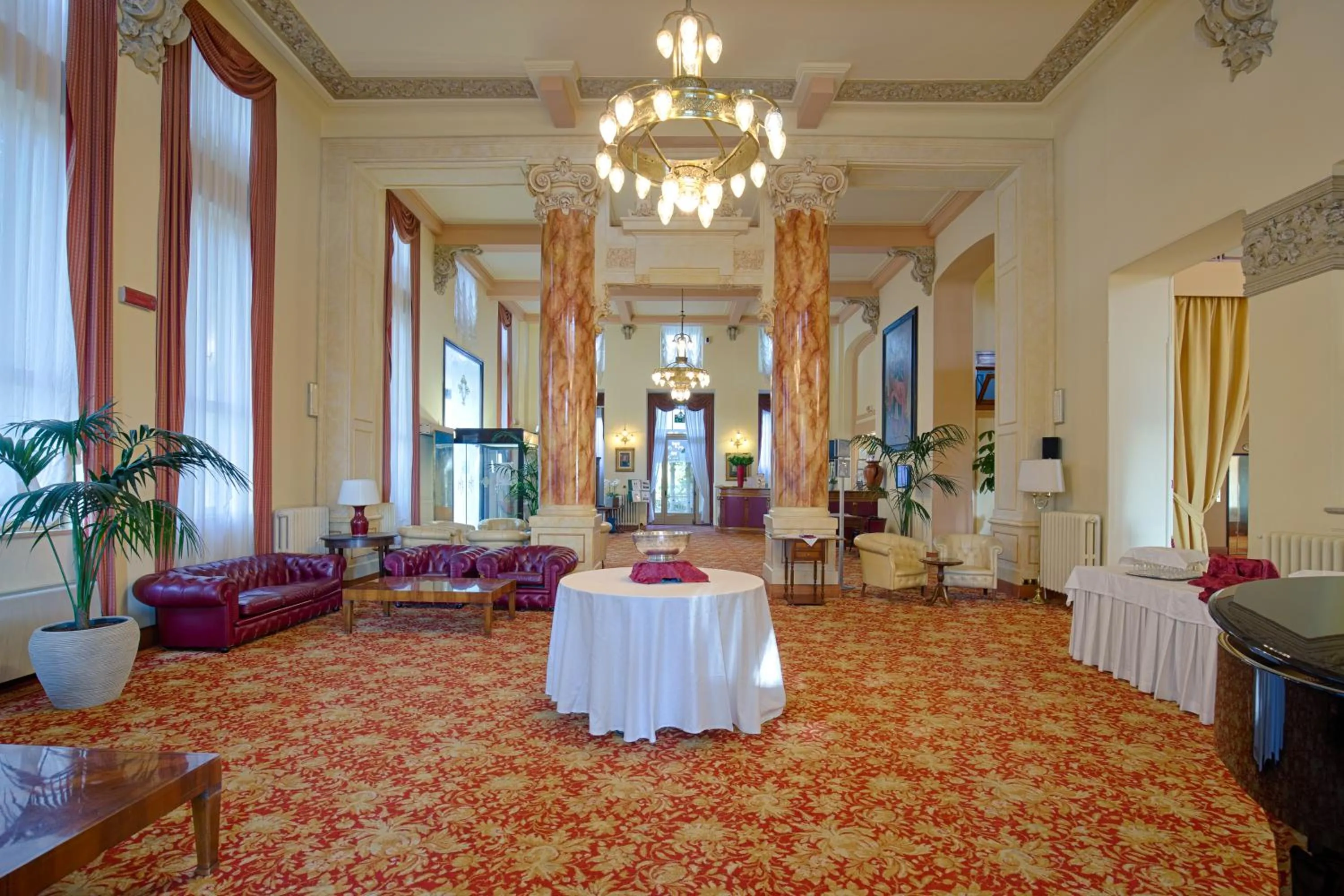 Lobby or reception in Palace Grand Hotel Varese