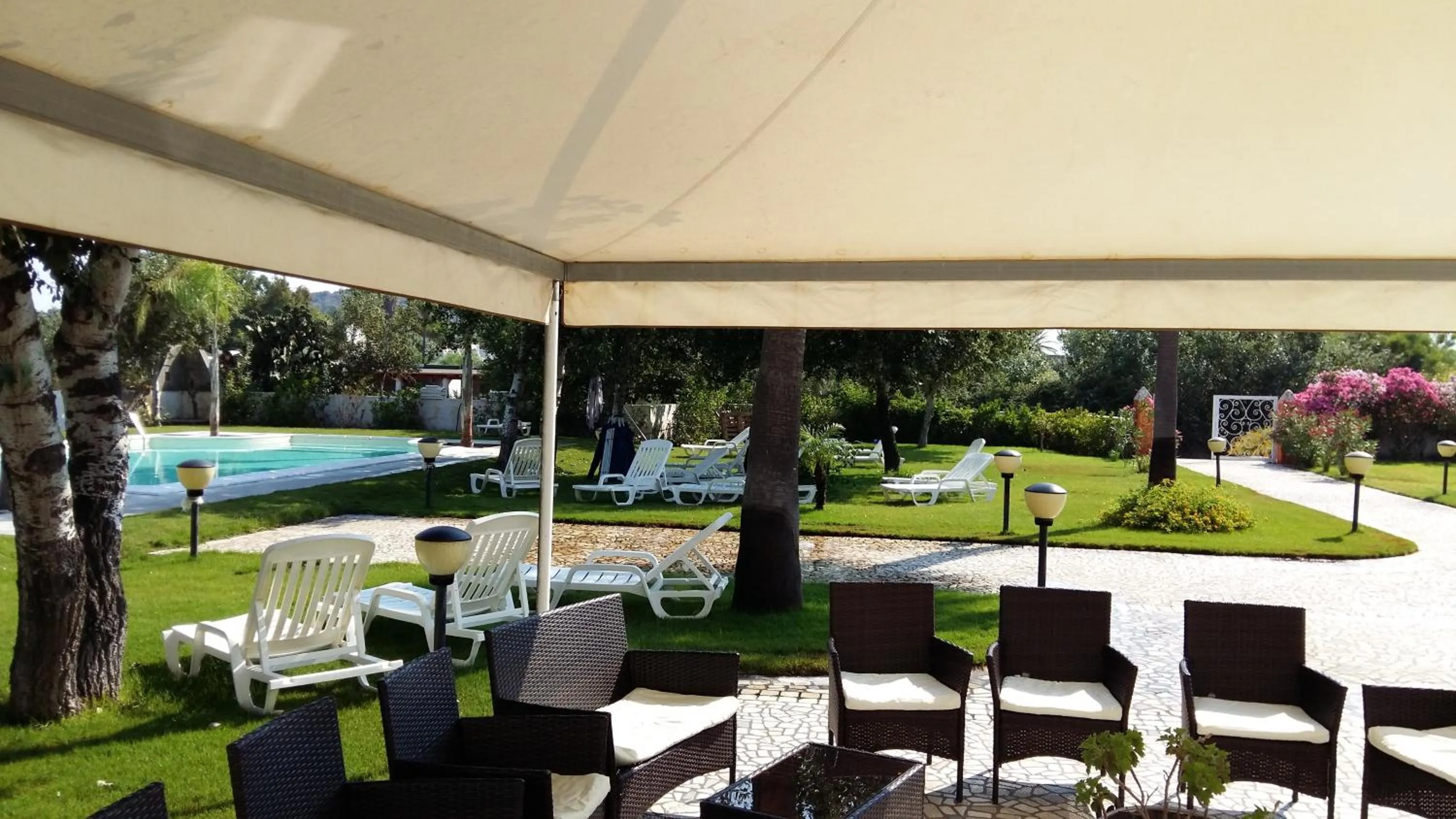 Patio in Hotel Garden