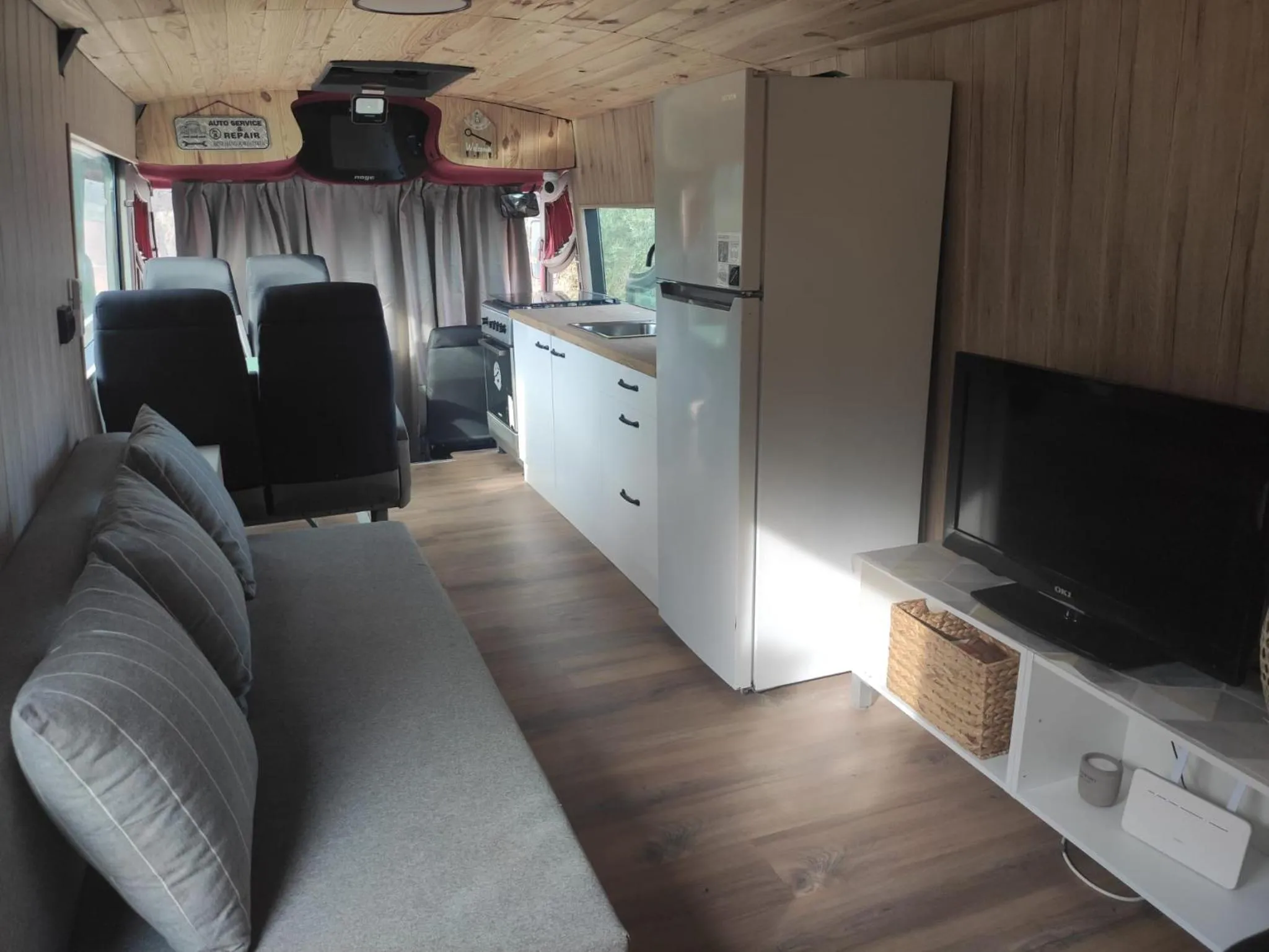 Communal lounge/ TV room in cuchibus