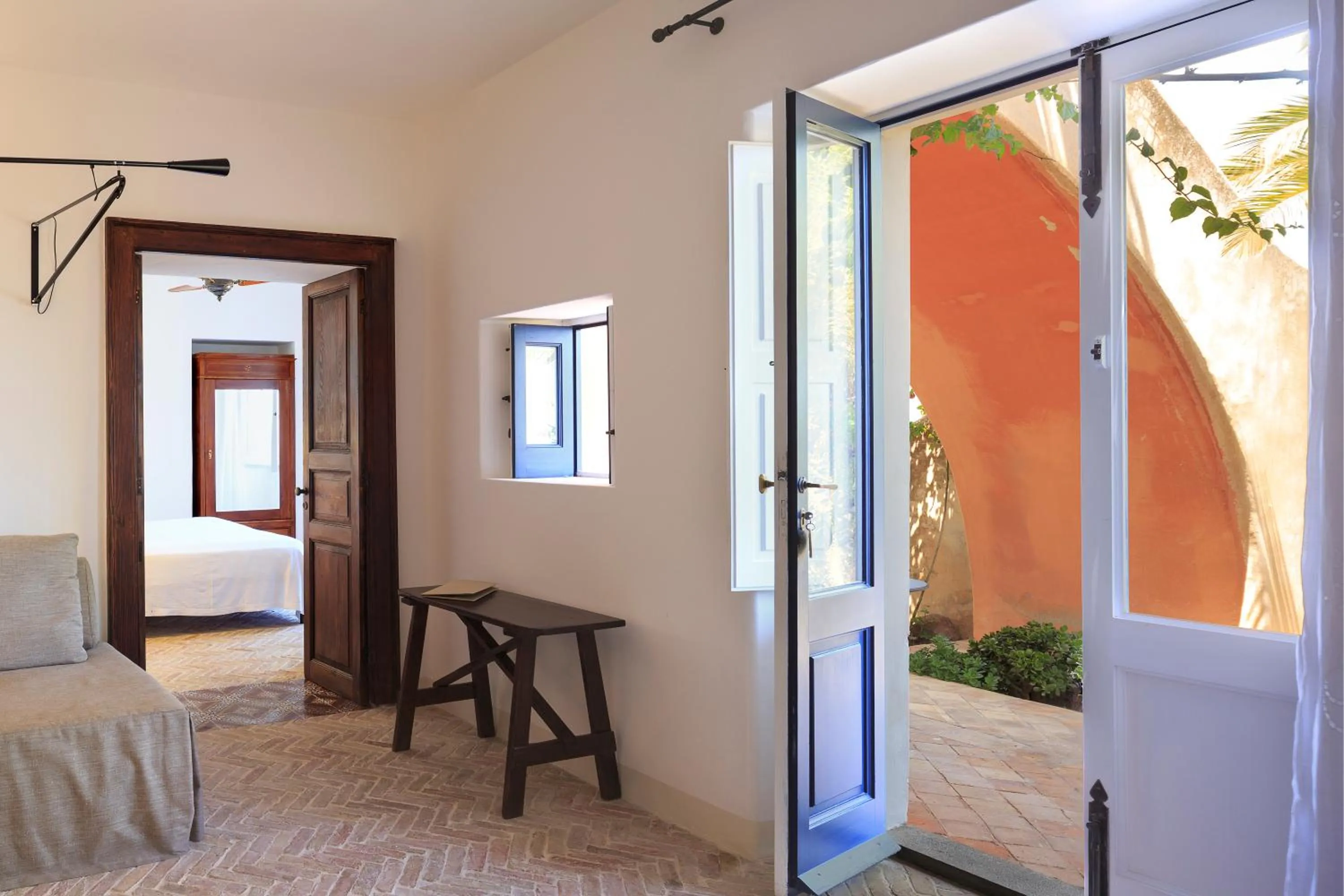 Patio, Bed in Hotel Signum