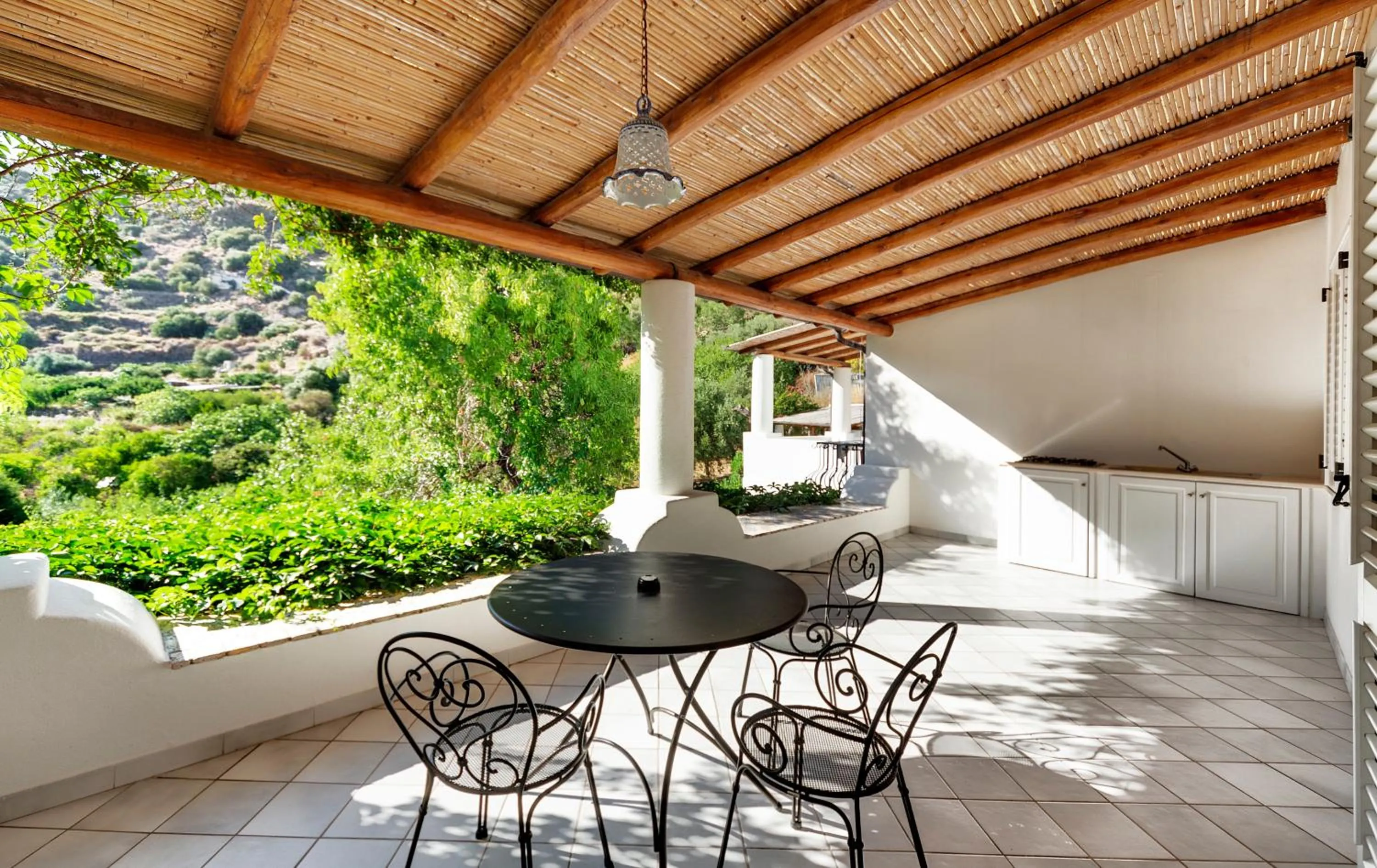 Balcony/Terrace in Hotel Villa Enrica - Aeolian Charme
