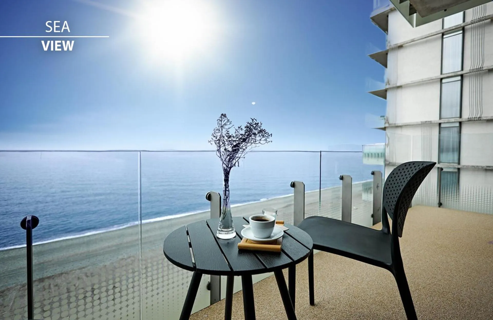 Sea view in Miramare Magnetic Beach Hotel