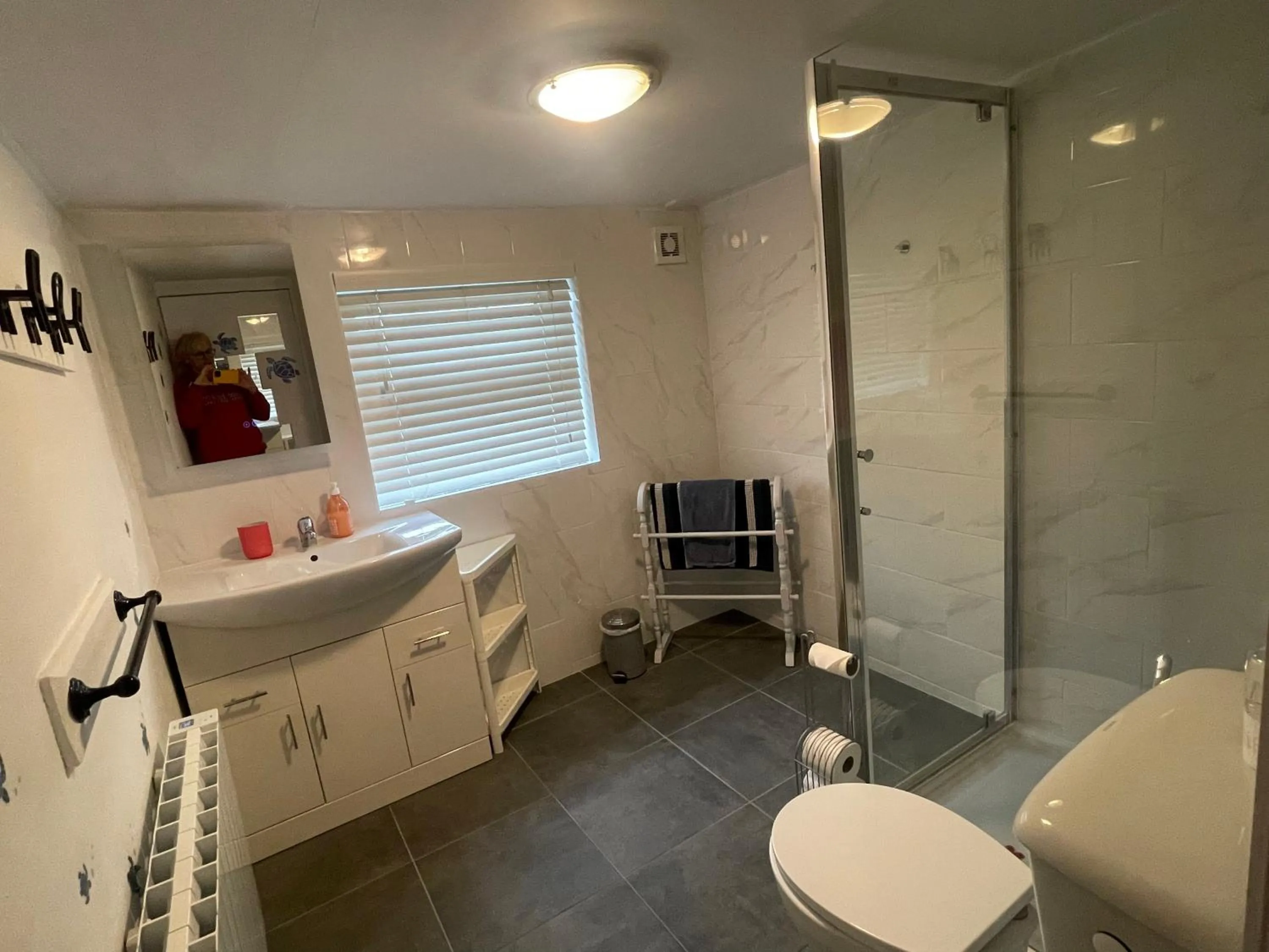 Shower in Mon Petit Cottage - B&B and Guest House in Bunclody