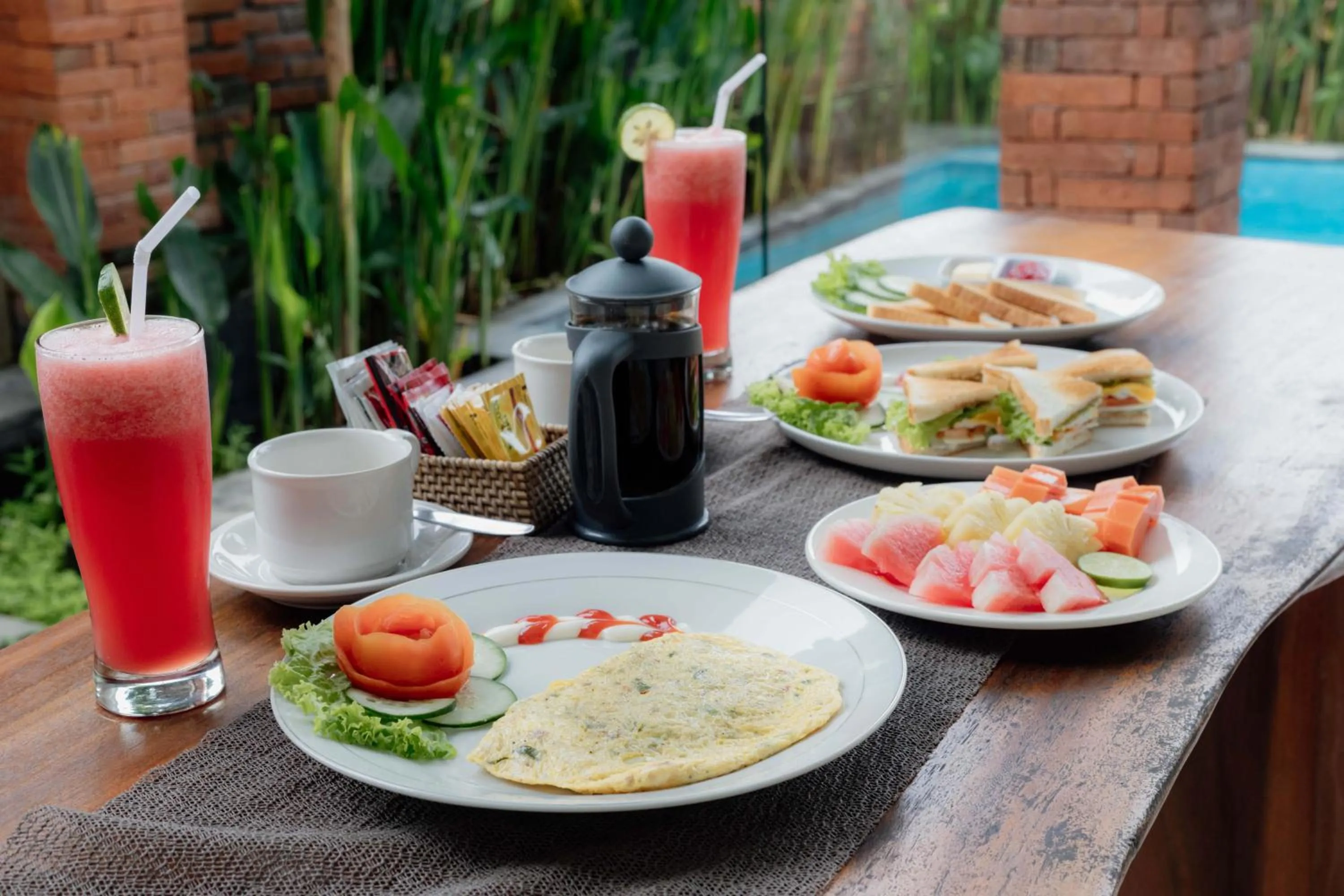 Food and drinks in Ubud Mayura Private Pool Villa