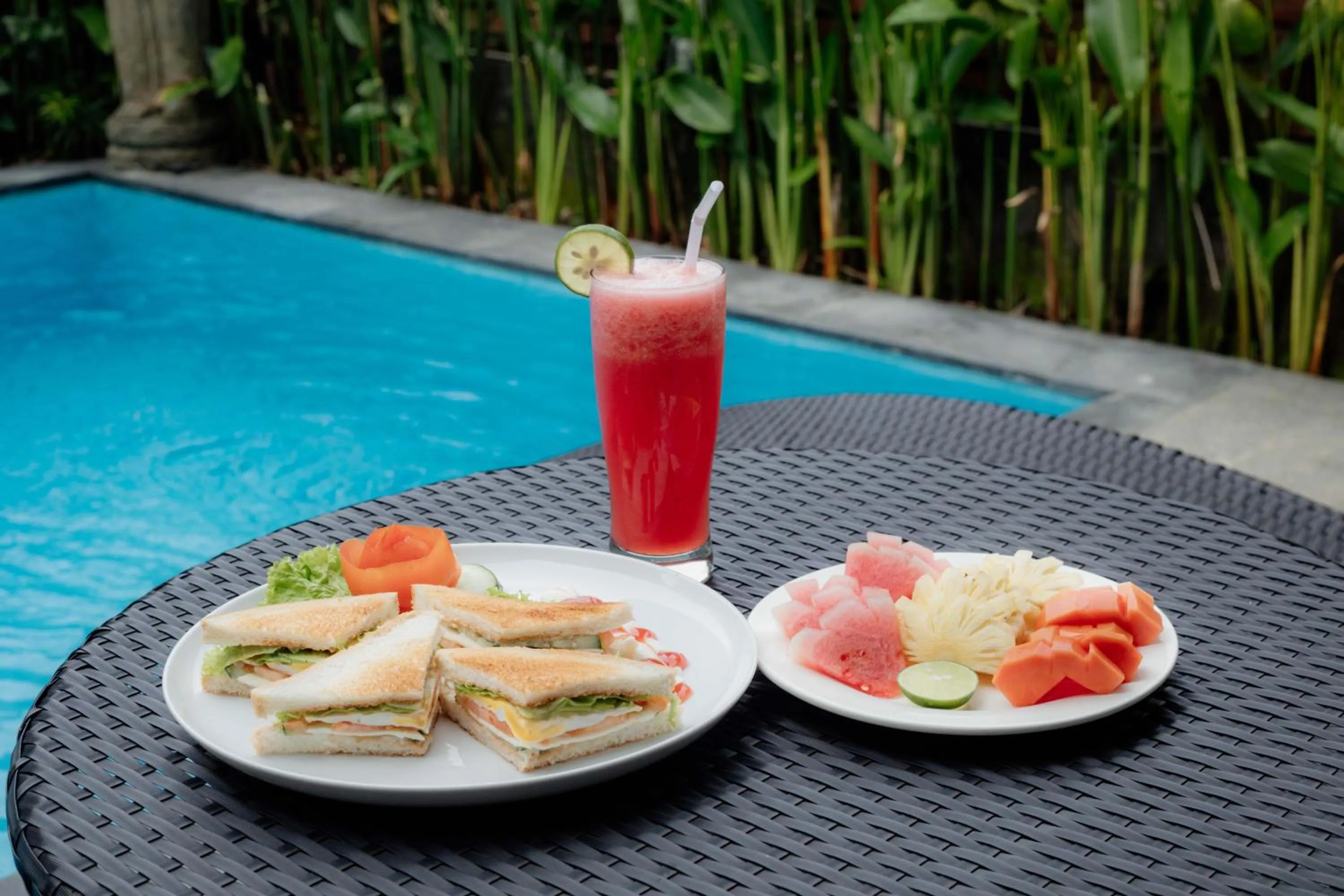 Food and drinks in Ubud Mayura Private Pool Villa