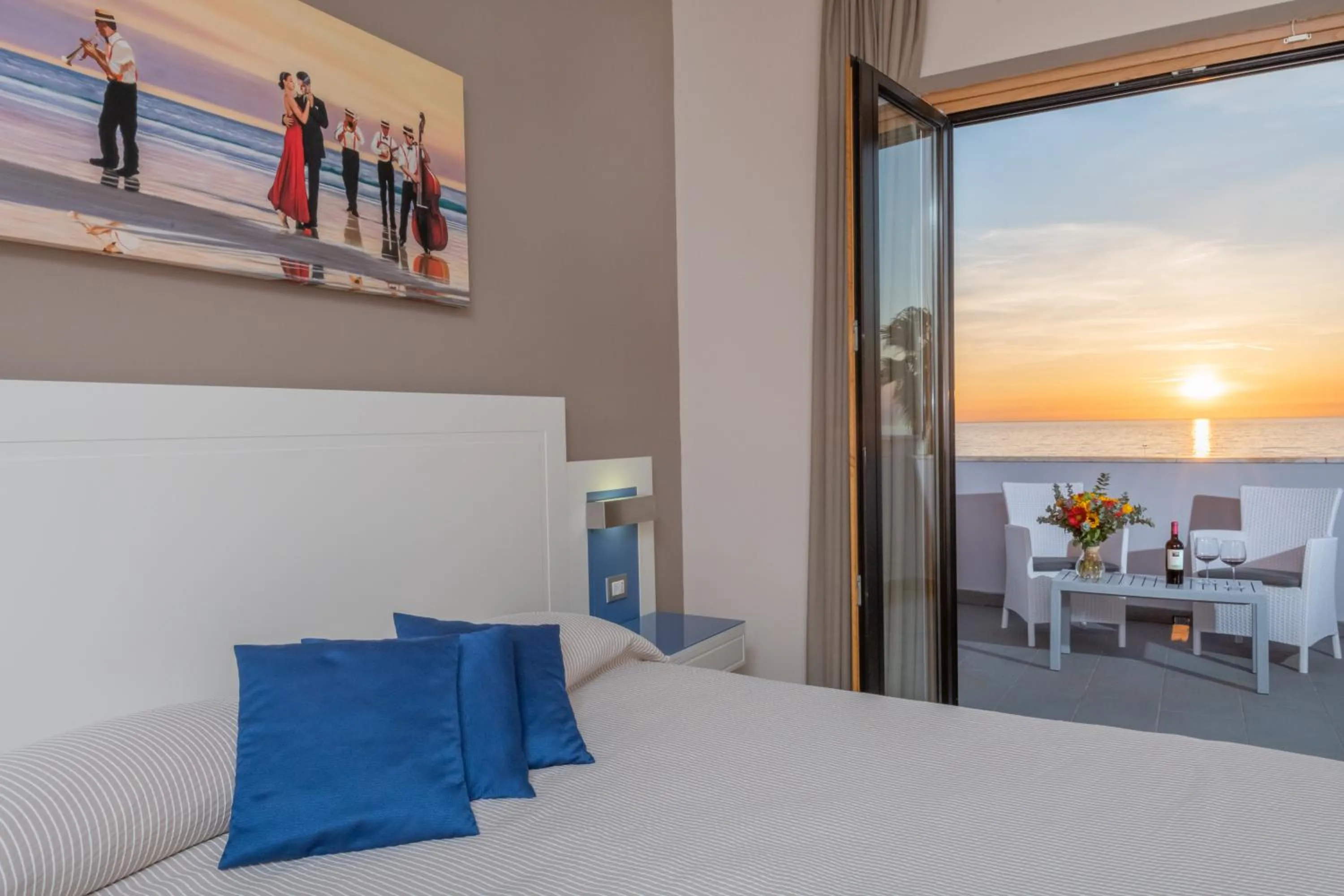 Bedroom, Bed in Hotel Mareluna