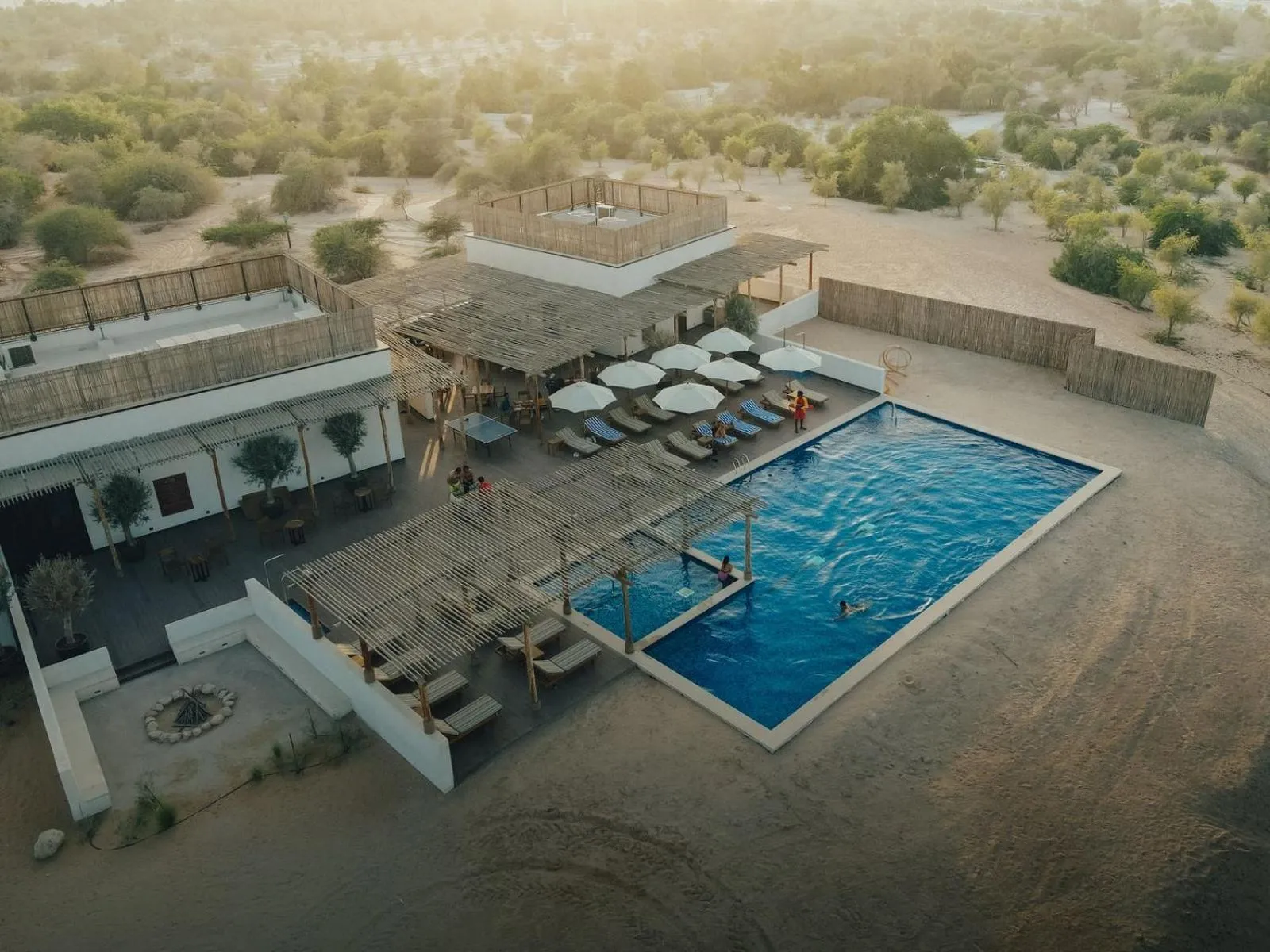 Bird's eye view in Bab Al Nojoum Al Mugheirah