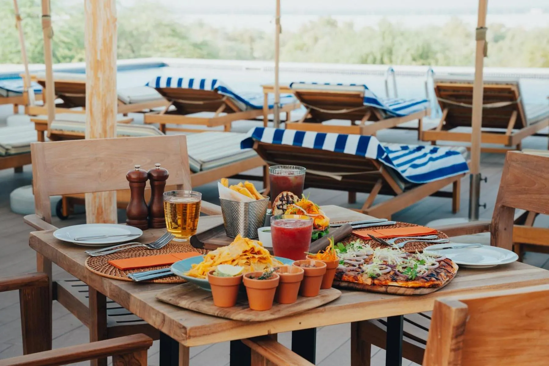 Pool view in Bab Al Nojoum Al Mugheirah