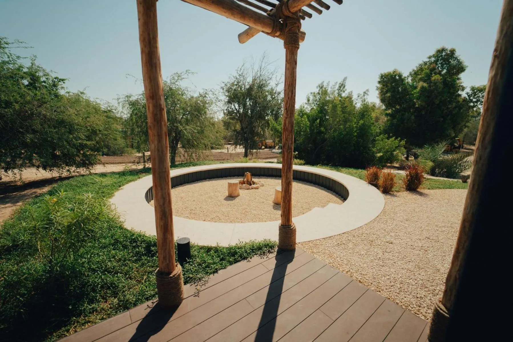 Seating area in Bab Al Nojoum Al Mugheirah