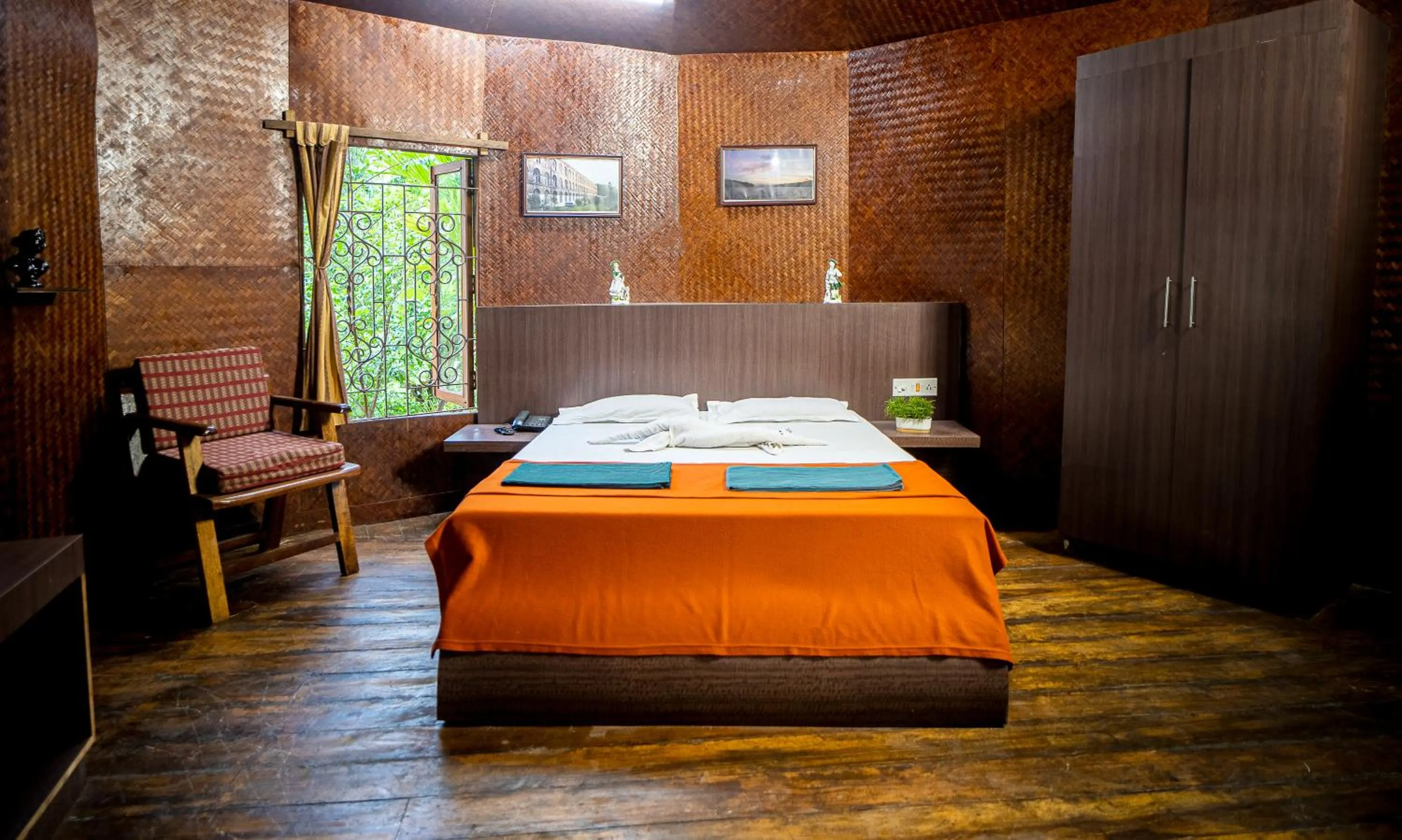 Bed in Palm Grove Eco Resort