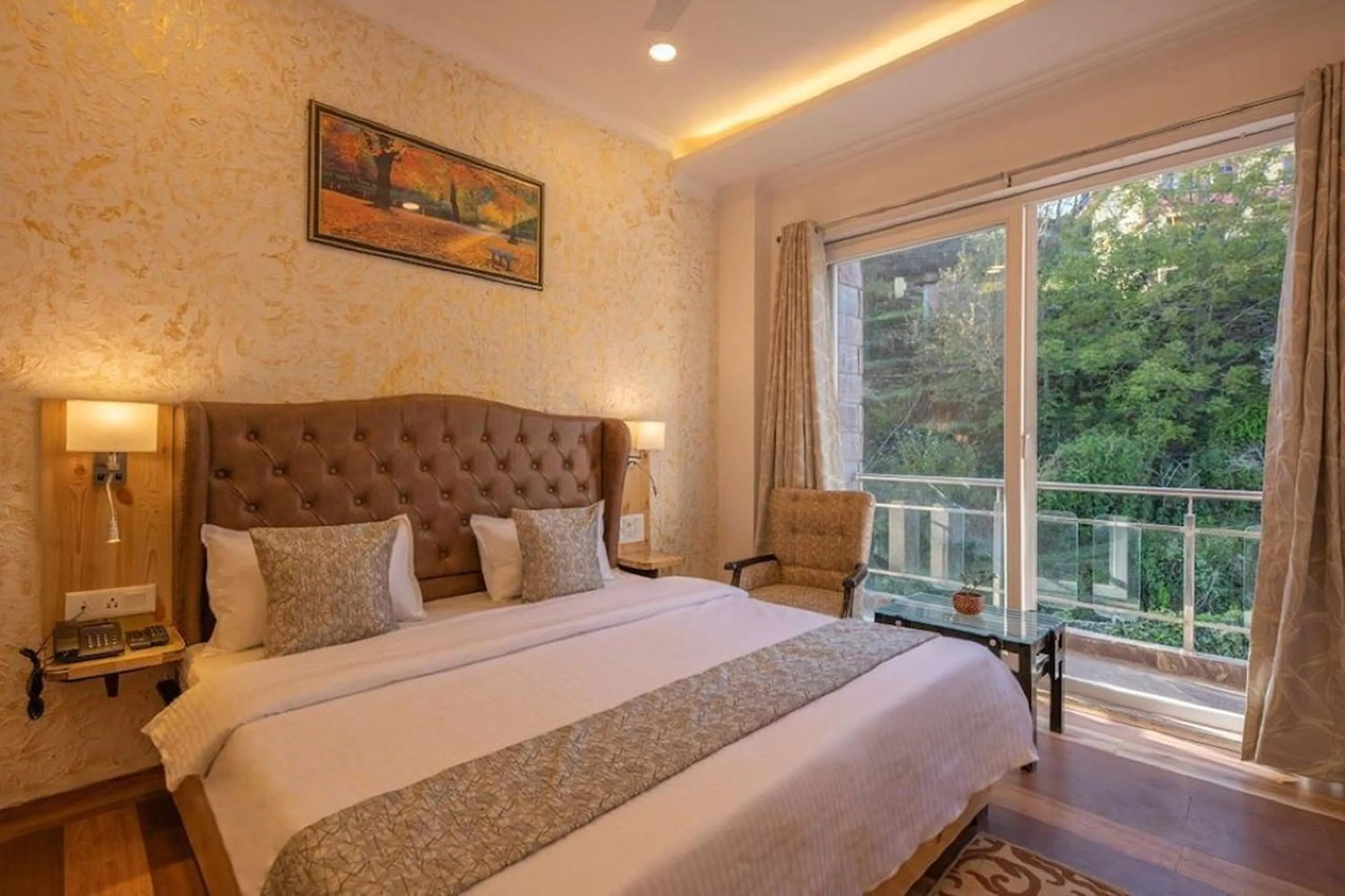 Bed in Binsar Eco Resort, Binsar - Uttarakhand