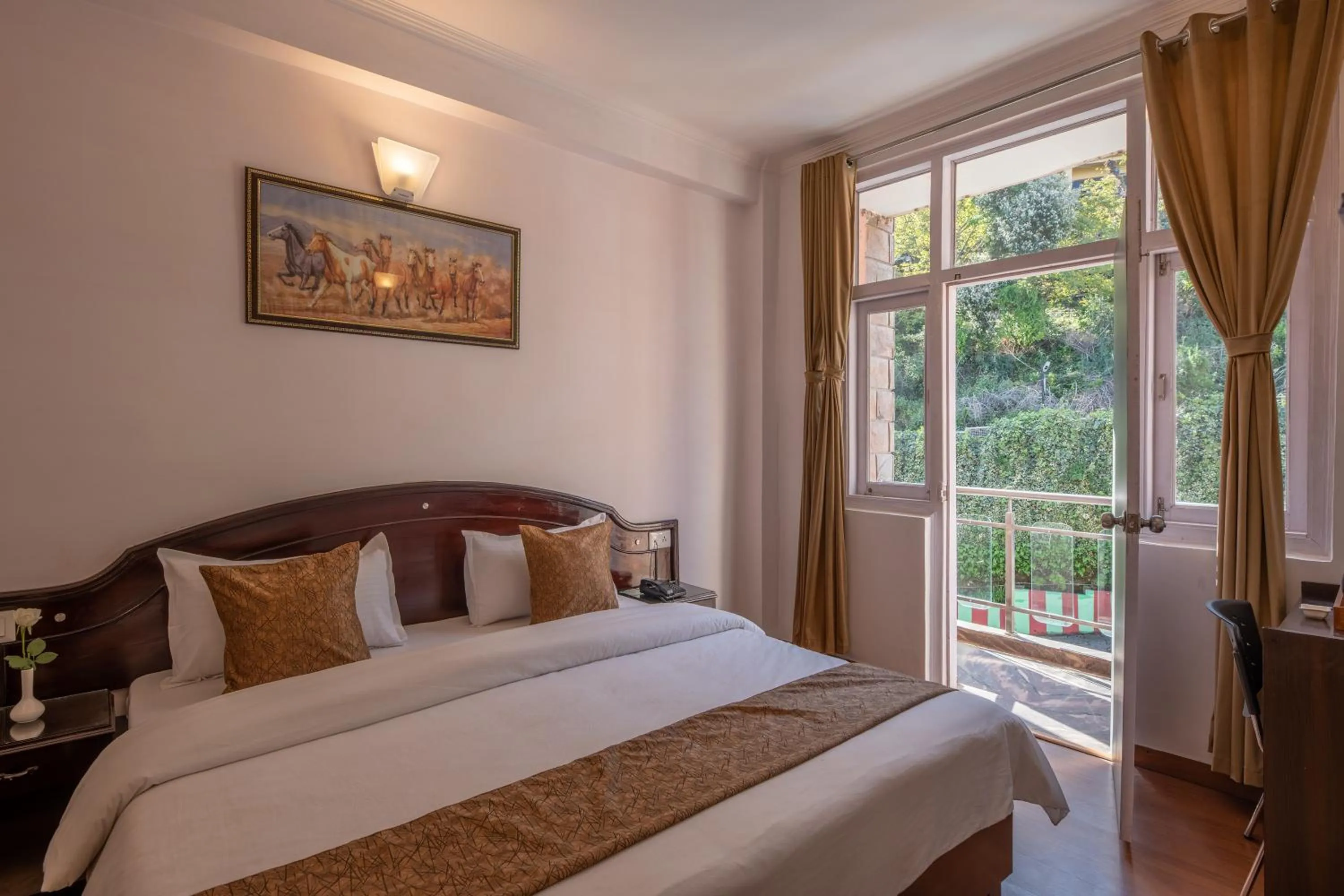 Bed in Binsar Eco Resort, Binsar - Uttarakhand