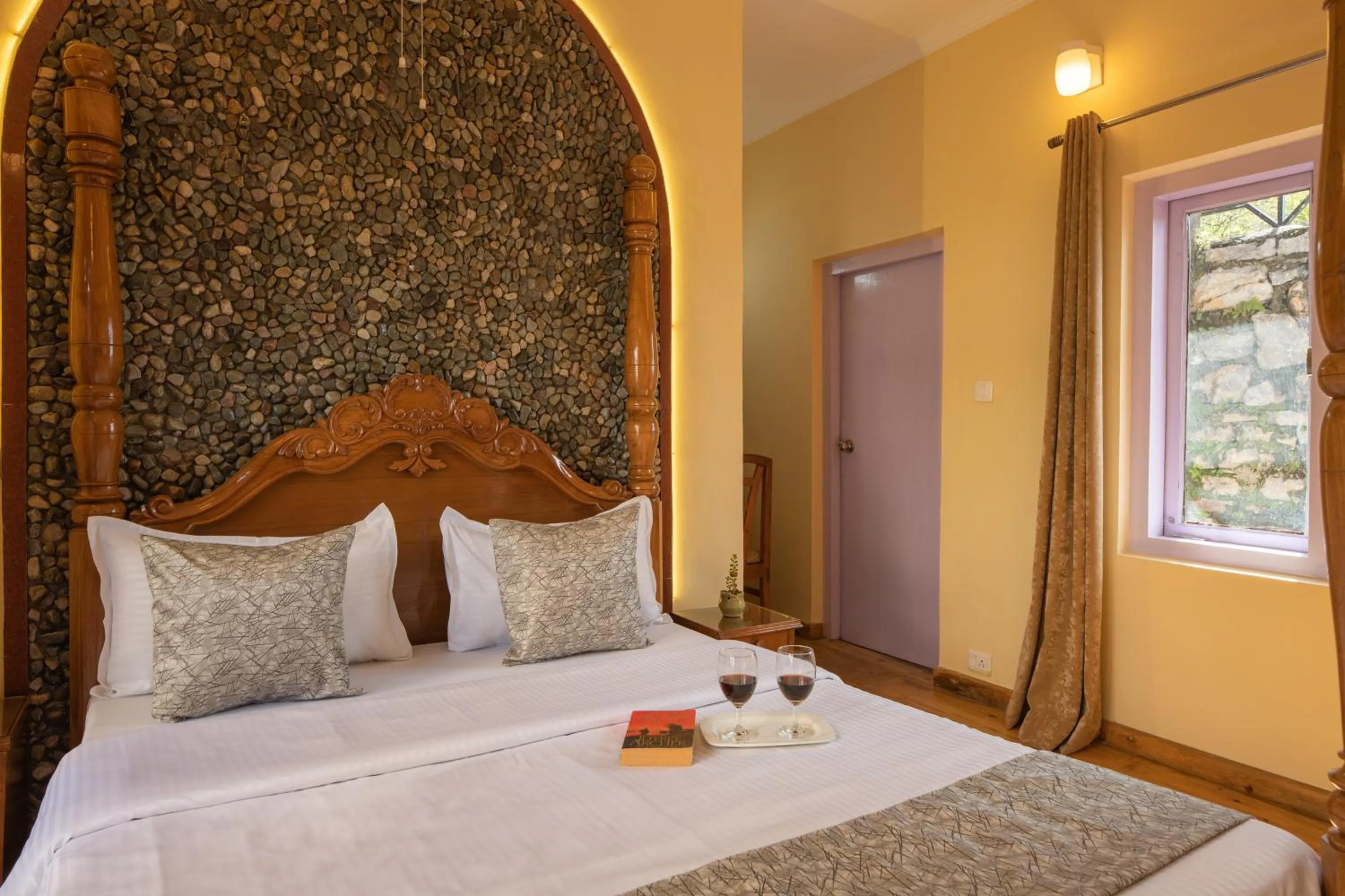 Bedroom, Bed in Binsar Eco Resort, Binsar - Uttarakhand