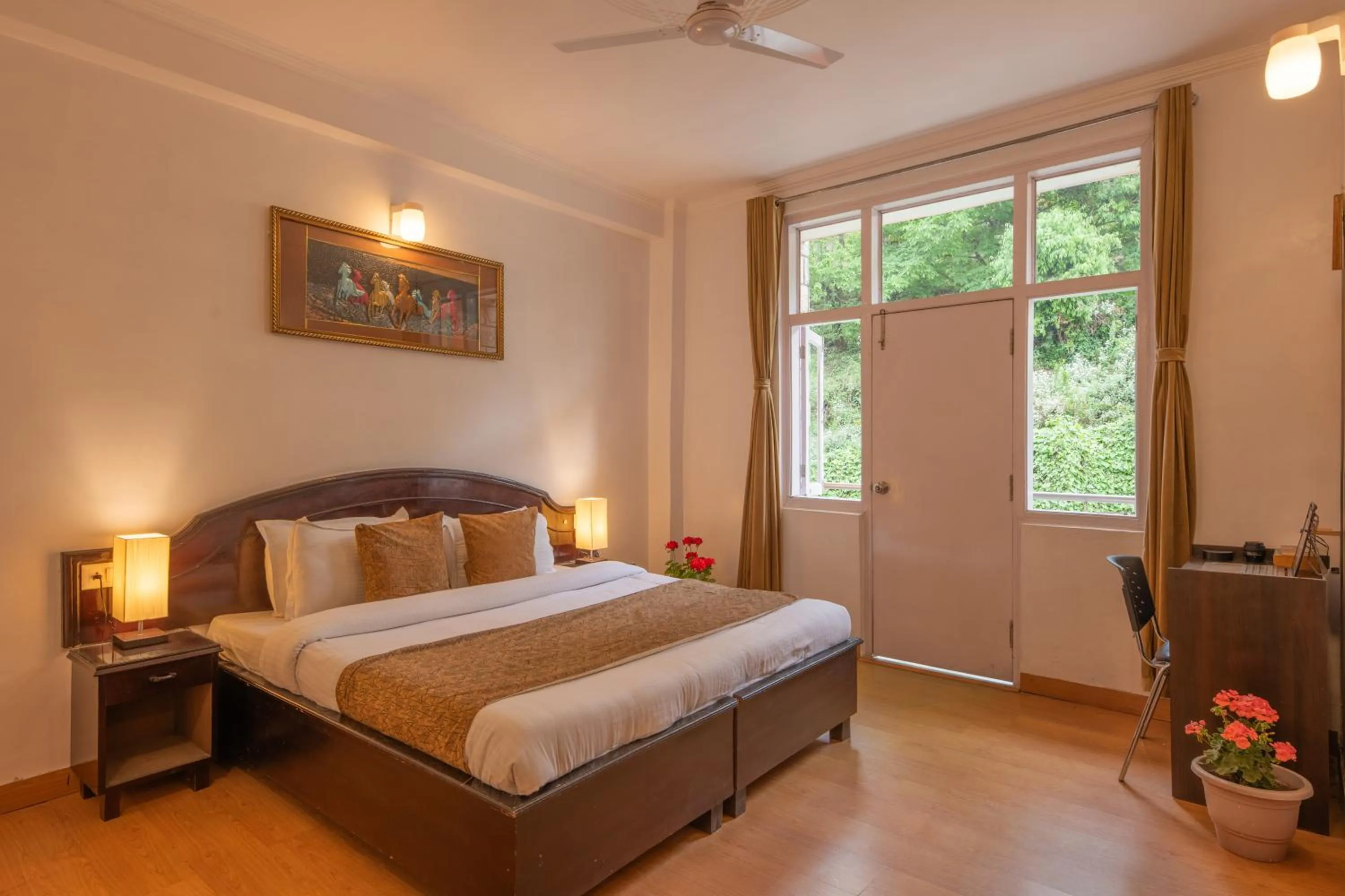 Bedroom, Bed in Binsar Eco Resort, Binsar - Uttarakhand