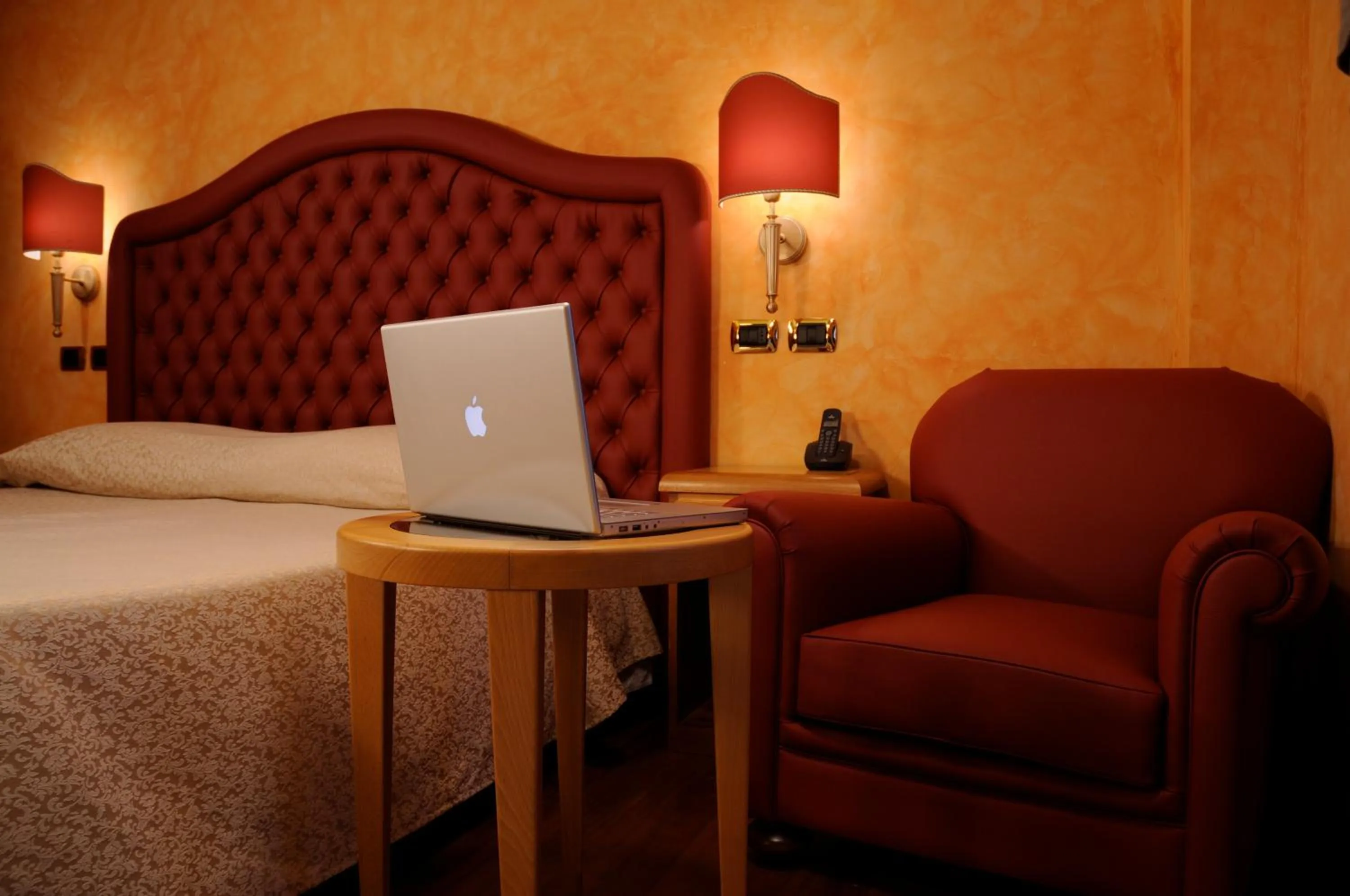 Bedroom, Bed in Grand Hotel Ambasciatori Wellness & Spa