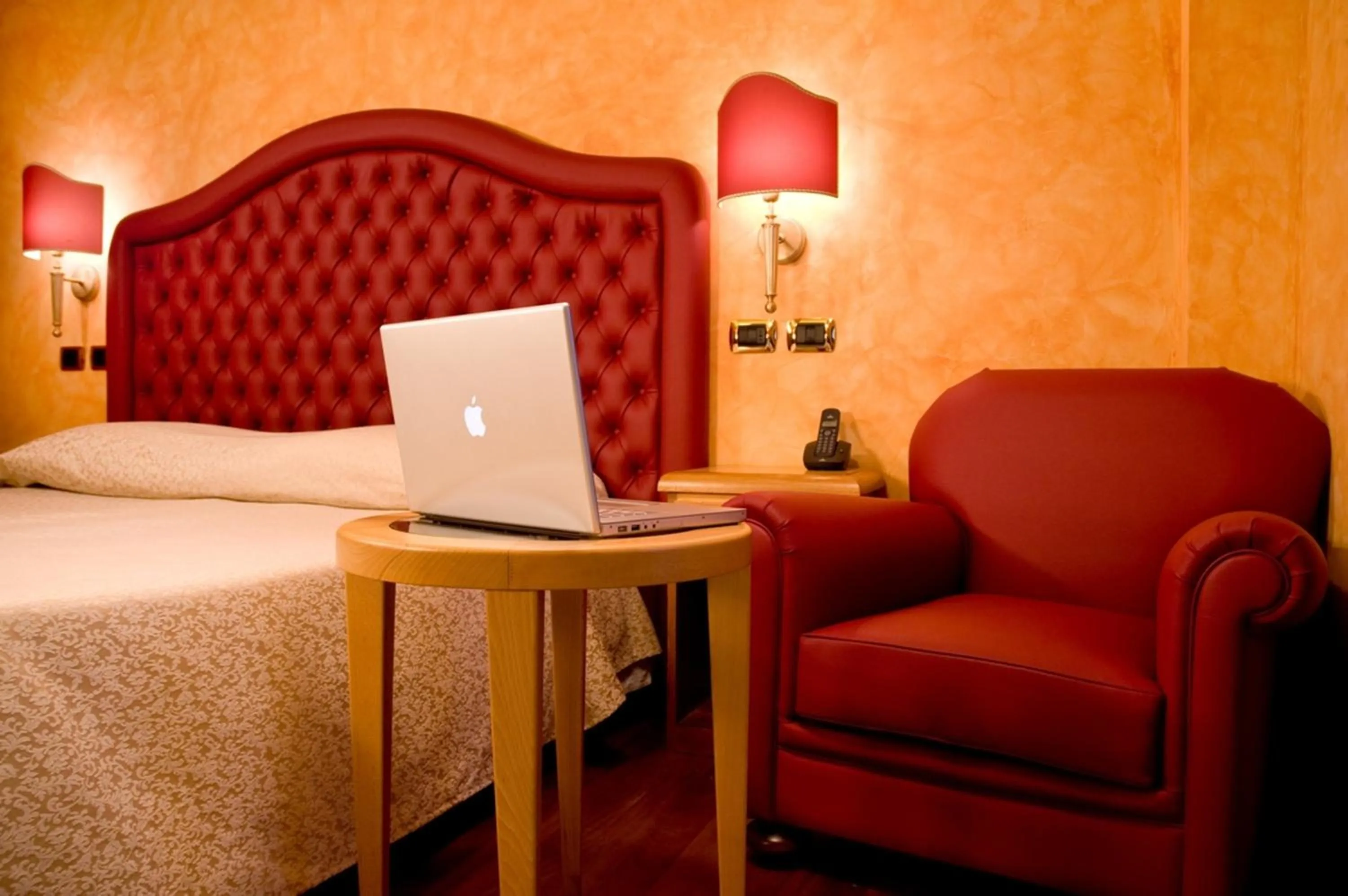 Decorative detail, Bed in Grand Hotel Ambasciatori Wellness & Spa