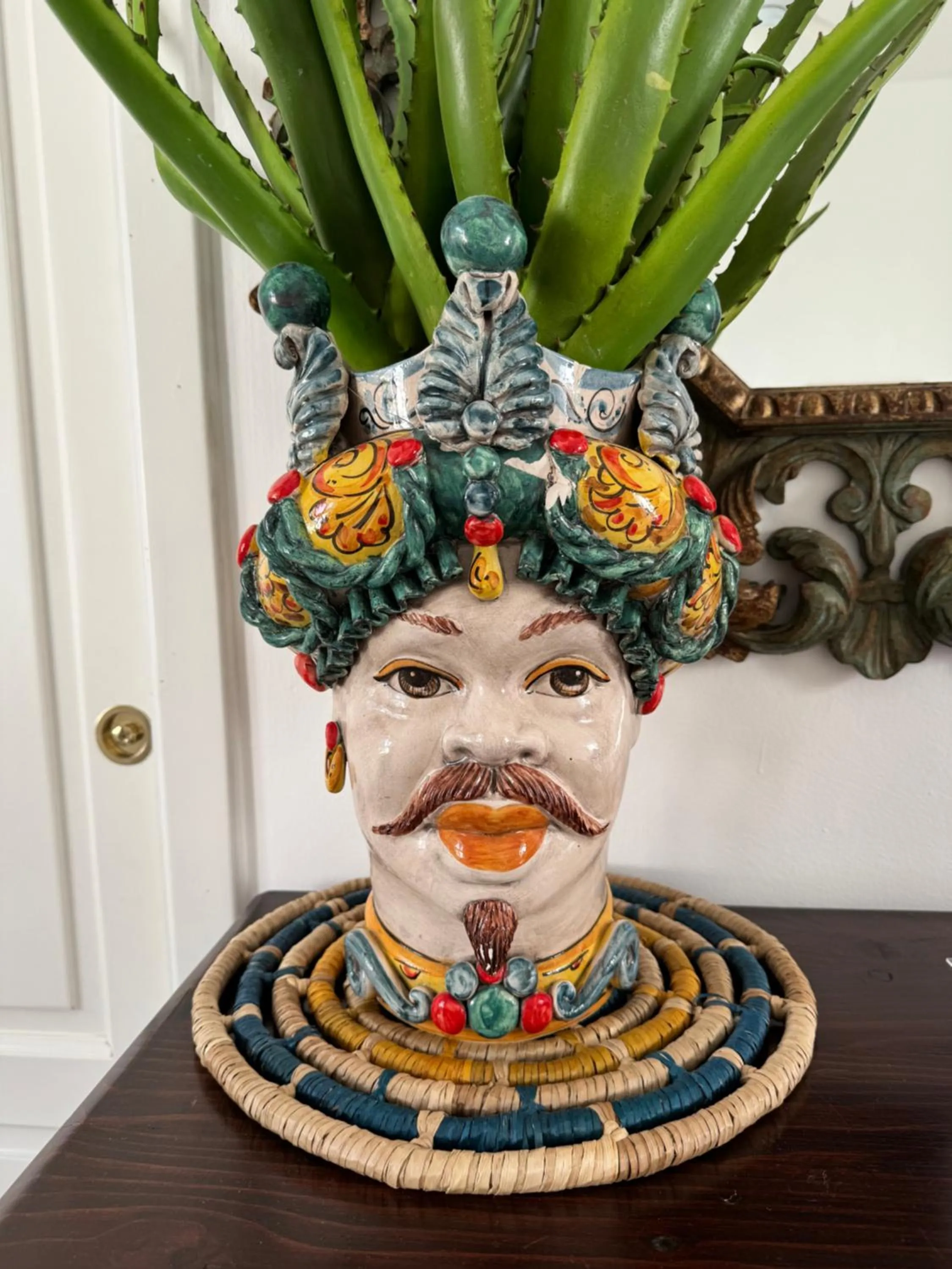 Decorative detail in Hotel Lisca Bianca