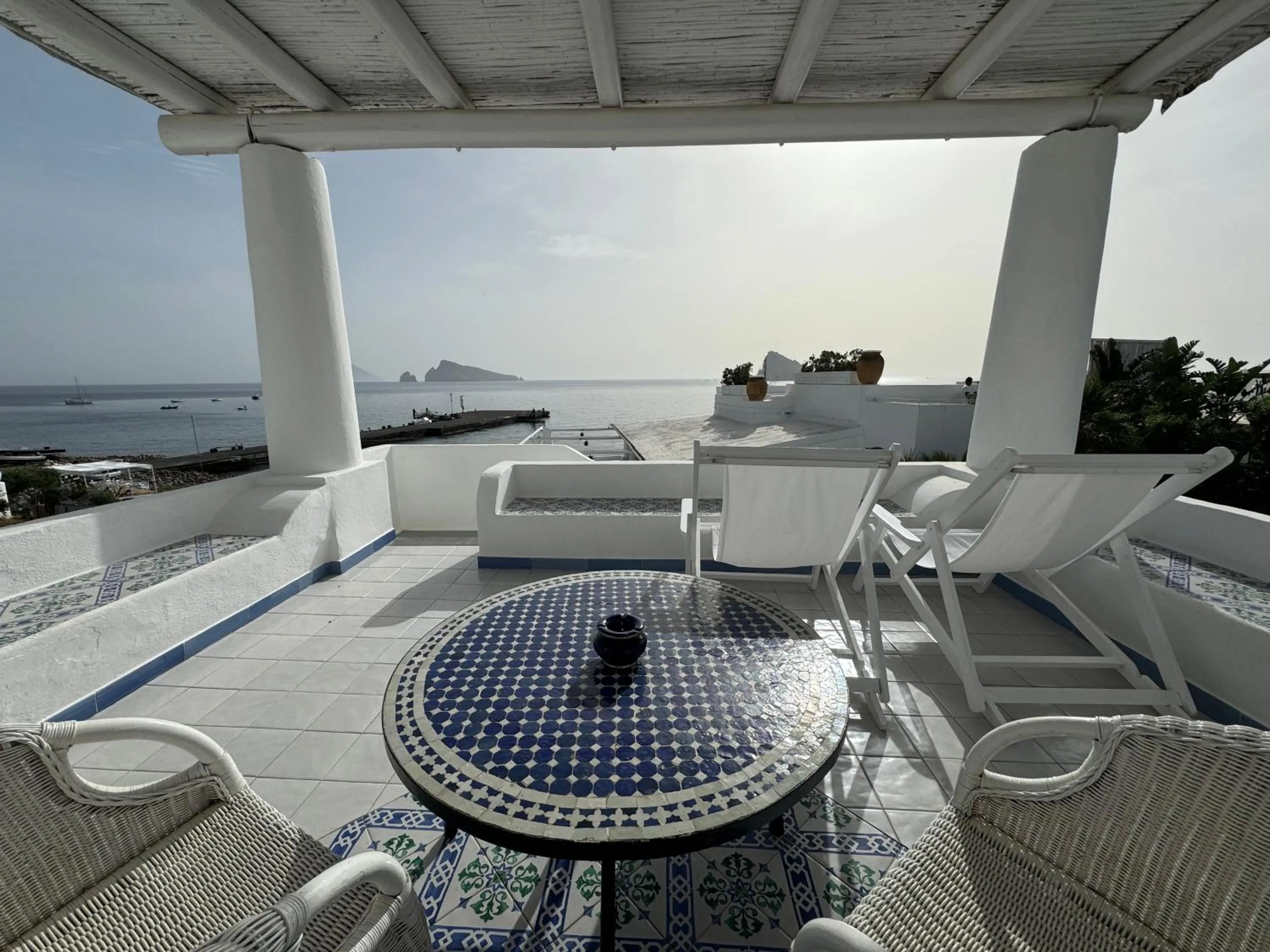 Balcony/Terrace in Hotel Lisca Bianca