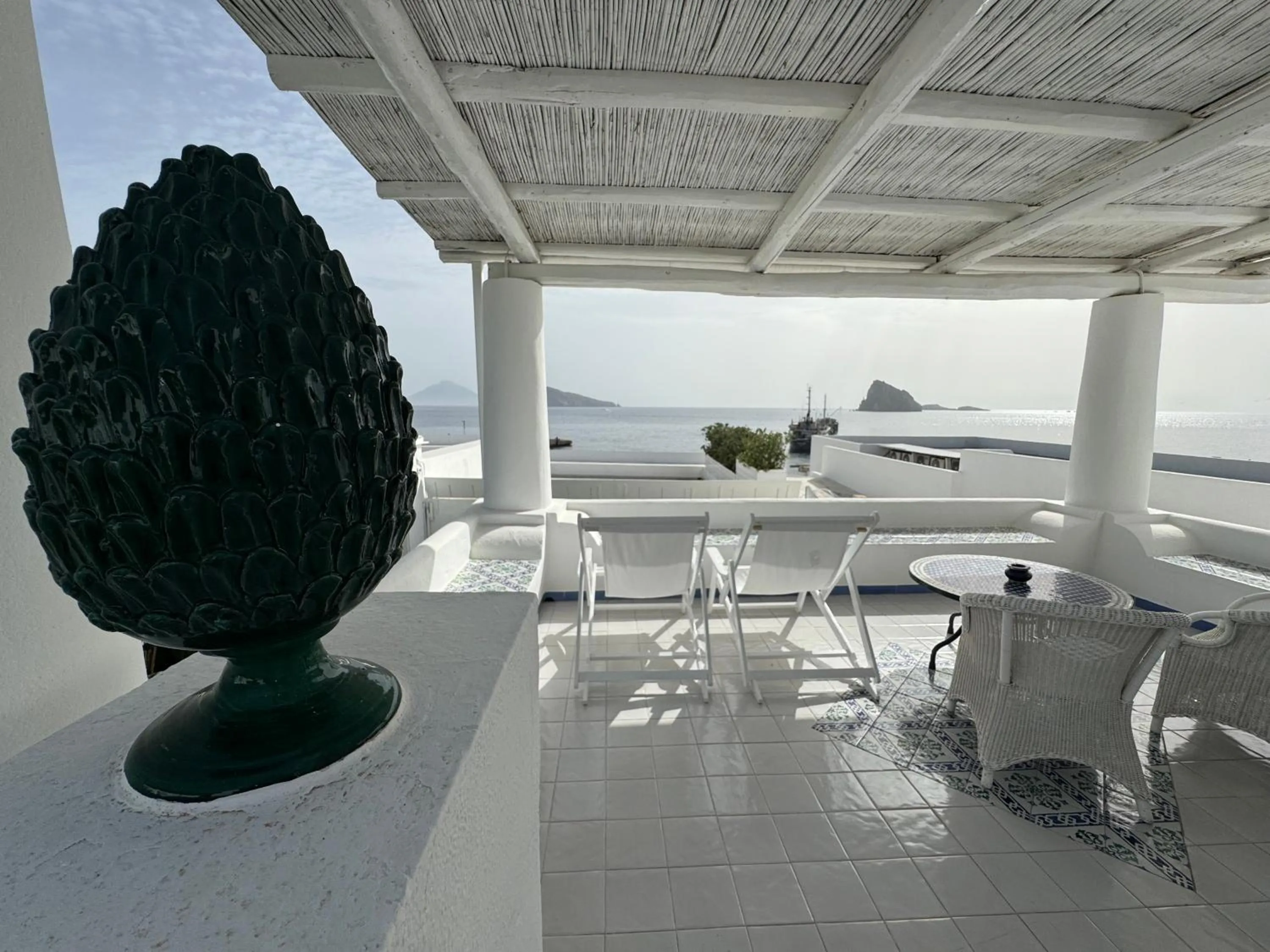 Balcony/Terrace in Hotel Lisca Bianca