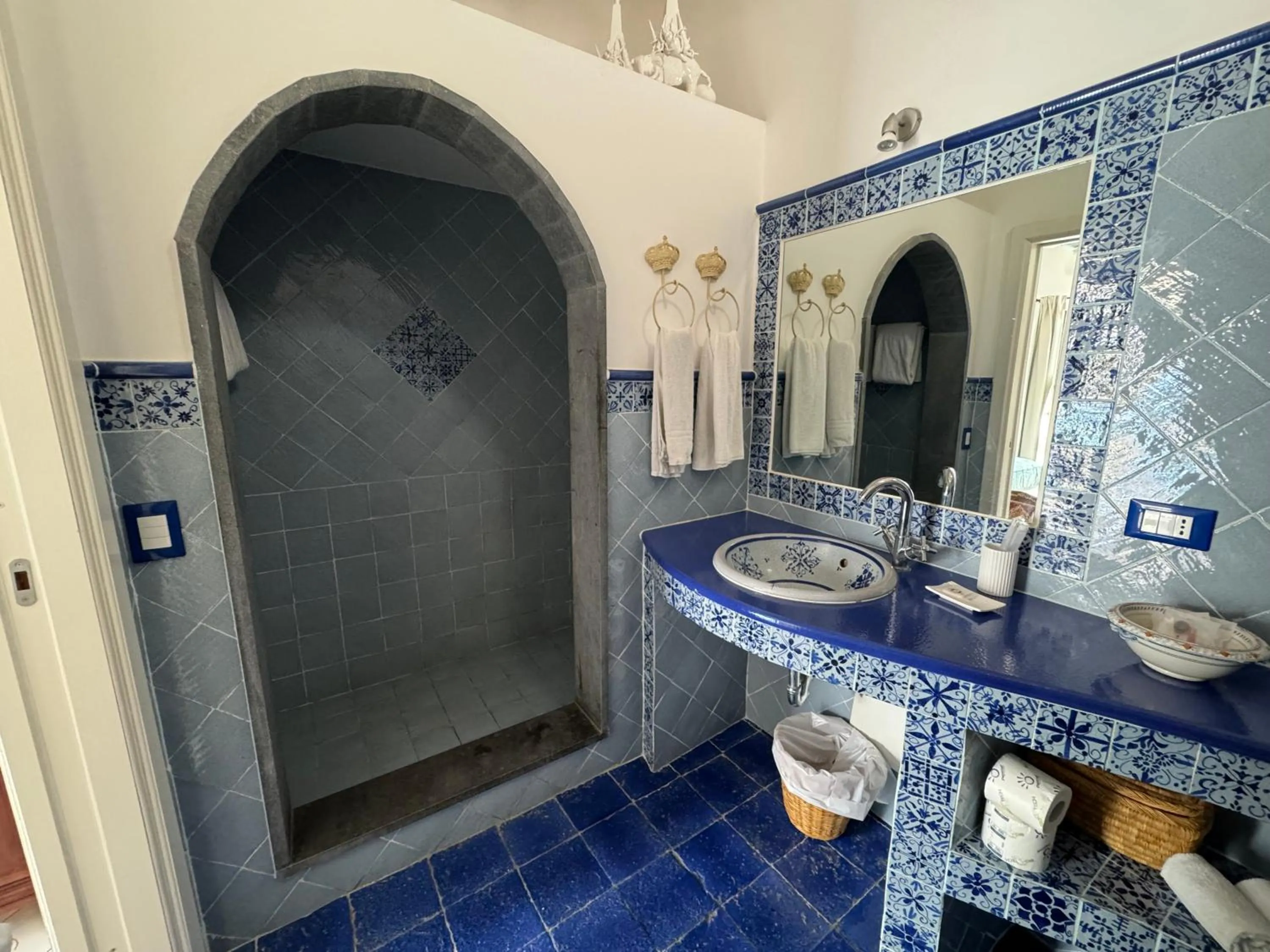 Bathroom in Hotel Lisca Bianca