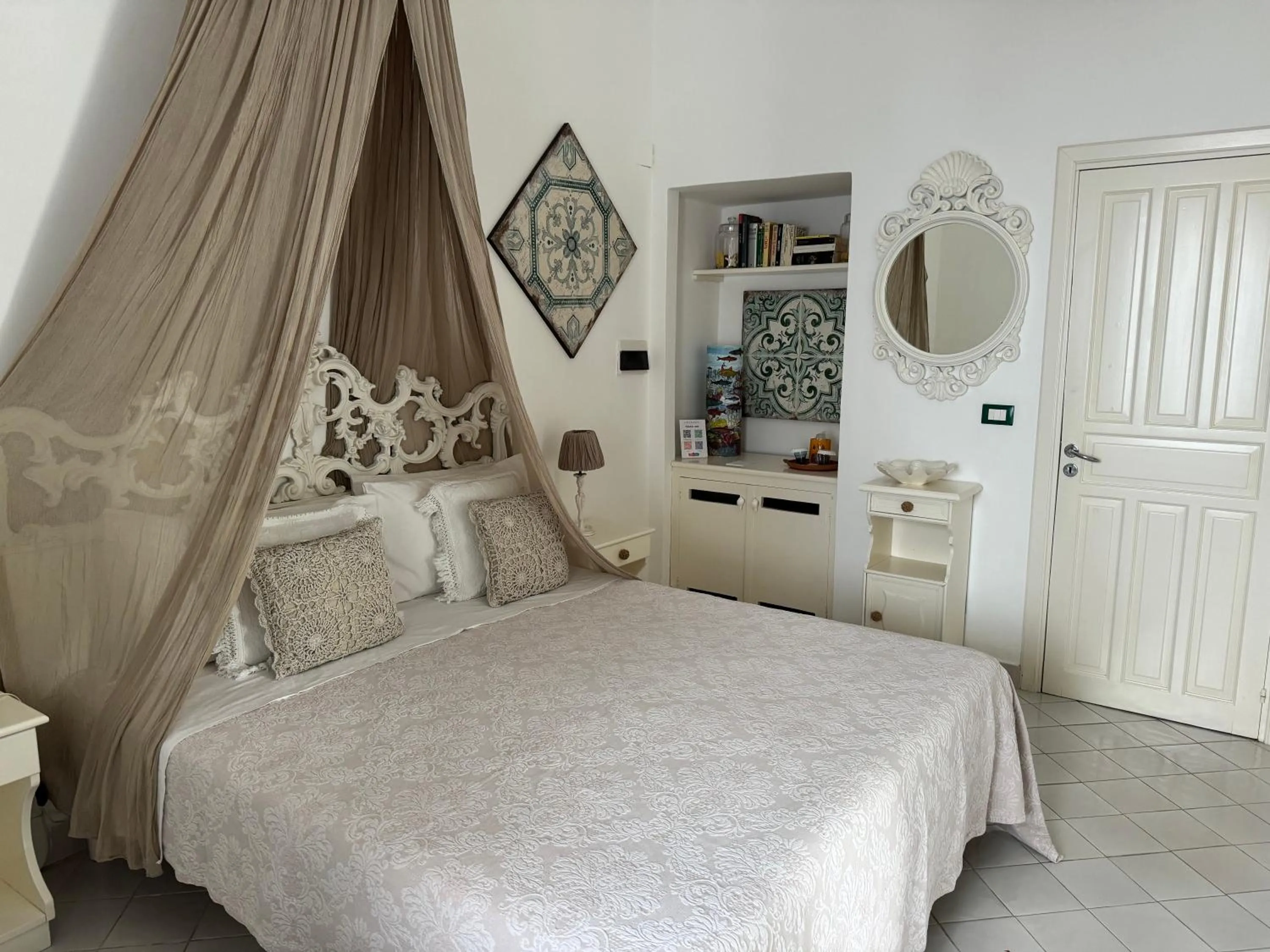 Bed in Hotel Lisca Bianca