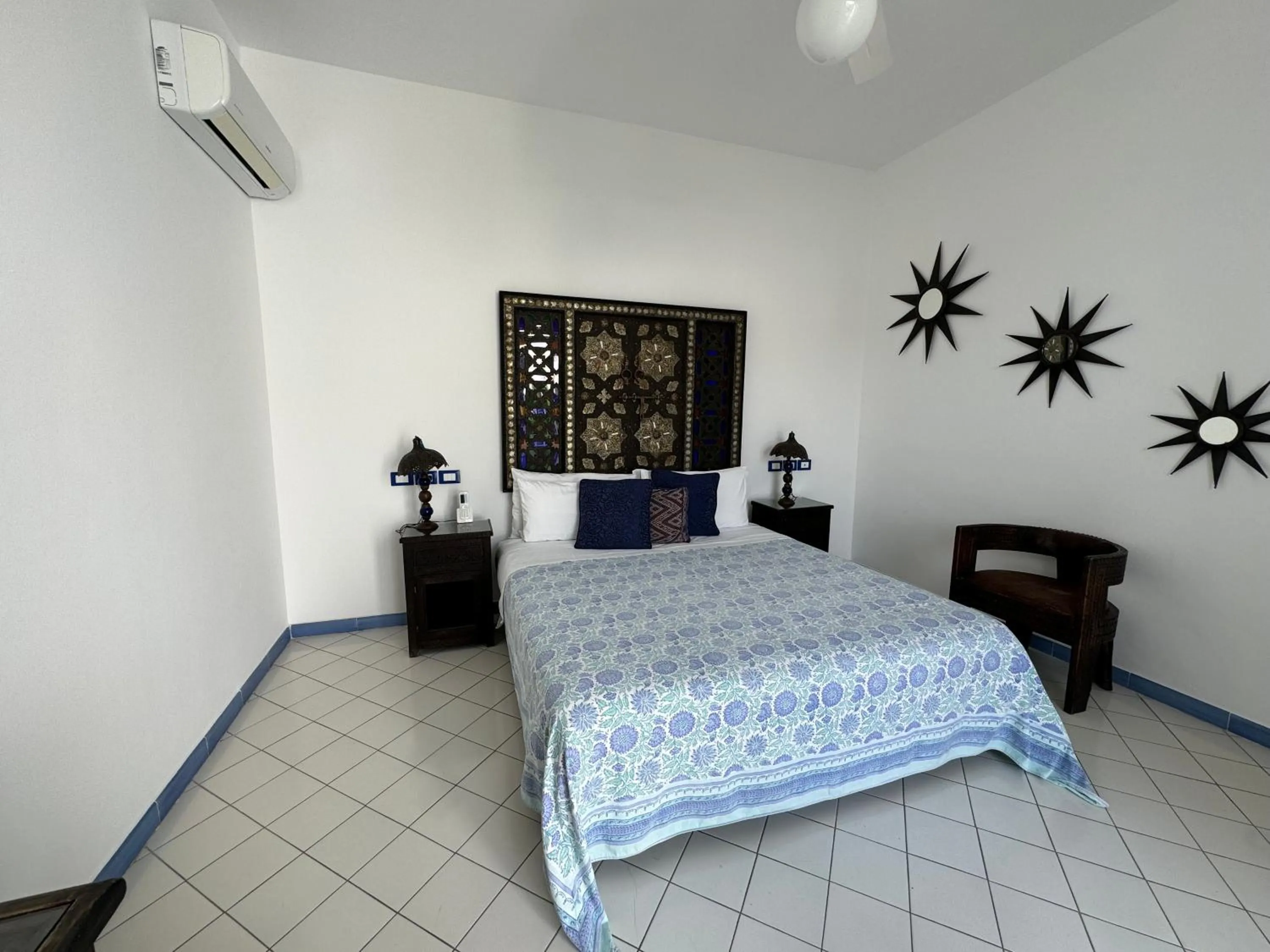 Bed in Hotel Lisca Bianca