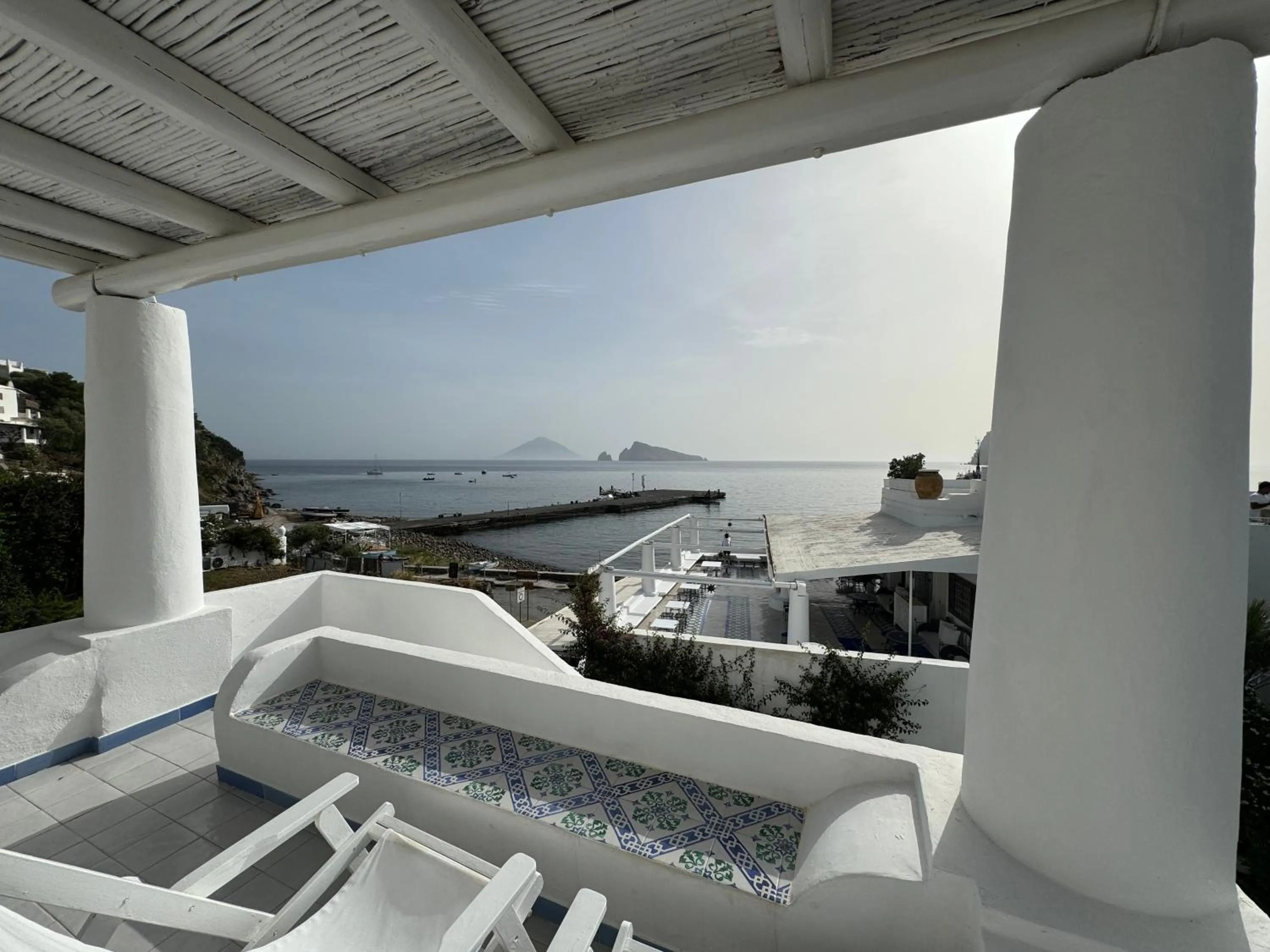 Balcony/Terrace in Hotel Lisca Bianca