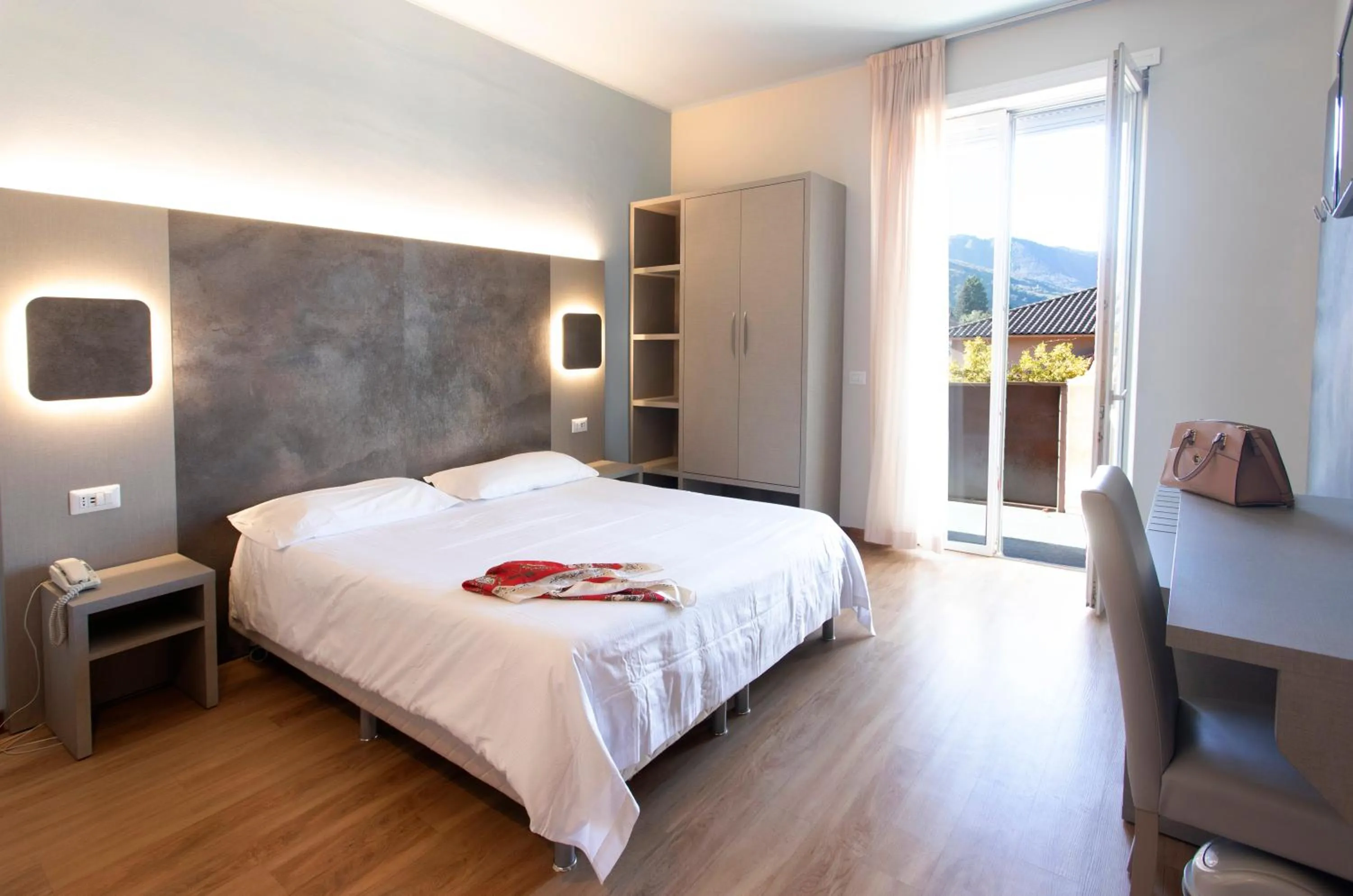 Bed in Hotel Meeting