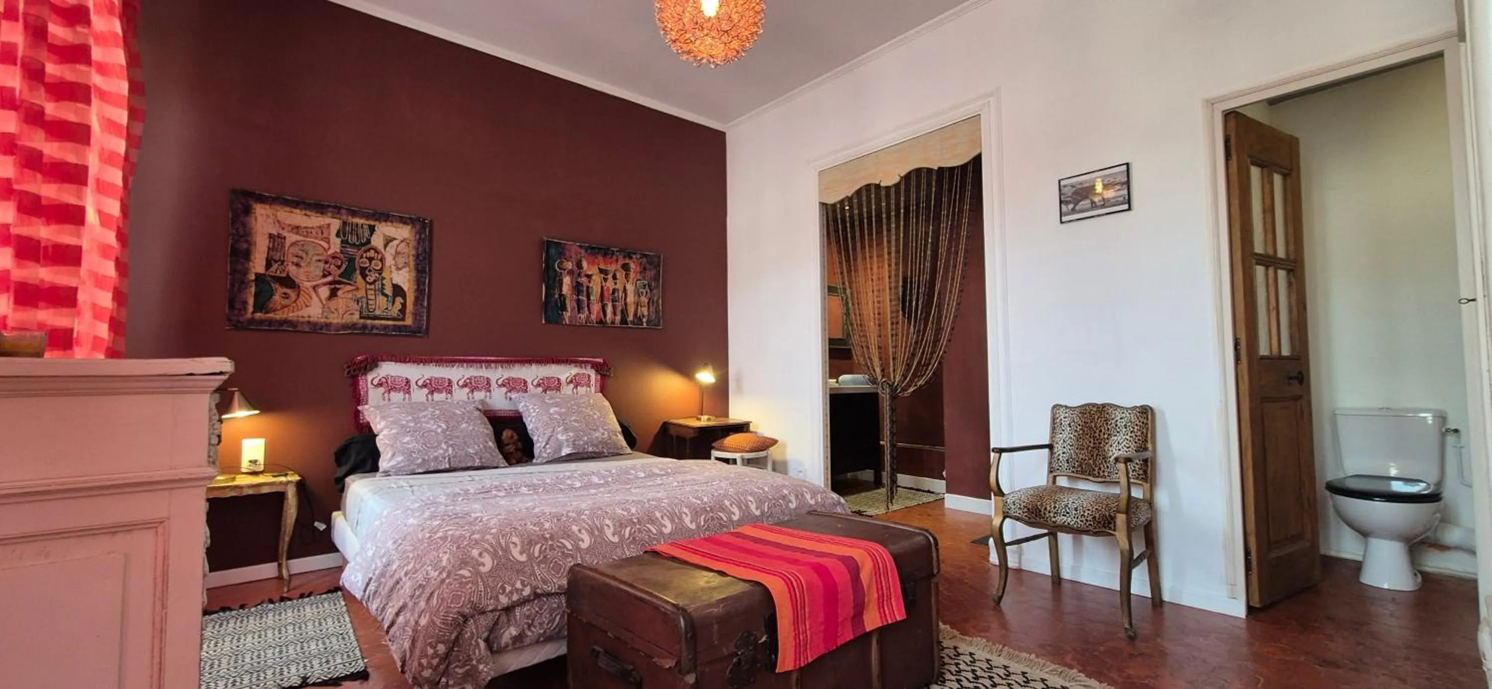 Bed in Chambres d'Hôtes Le relais des marmottes en Luberon