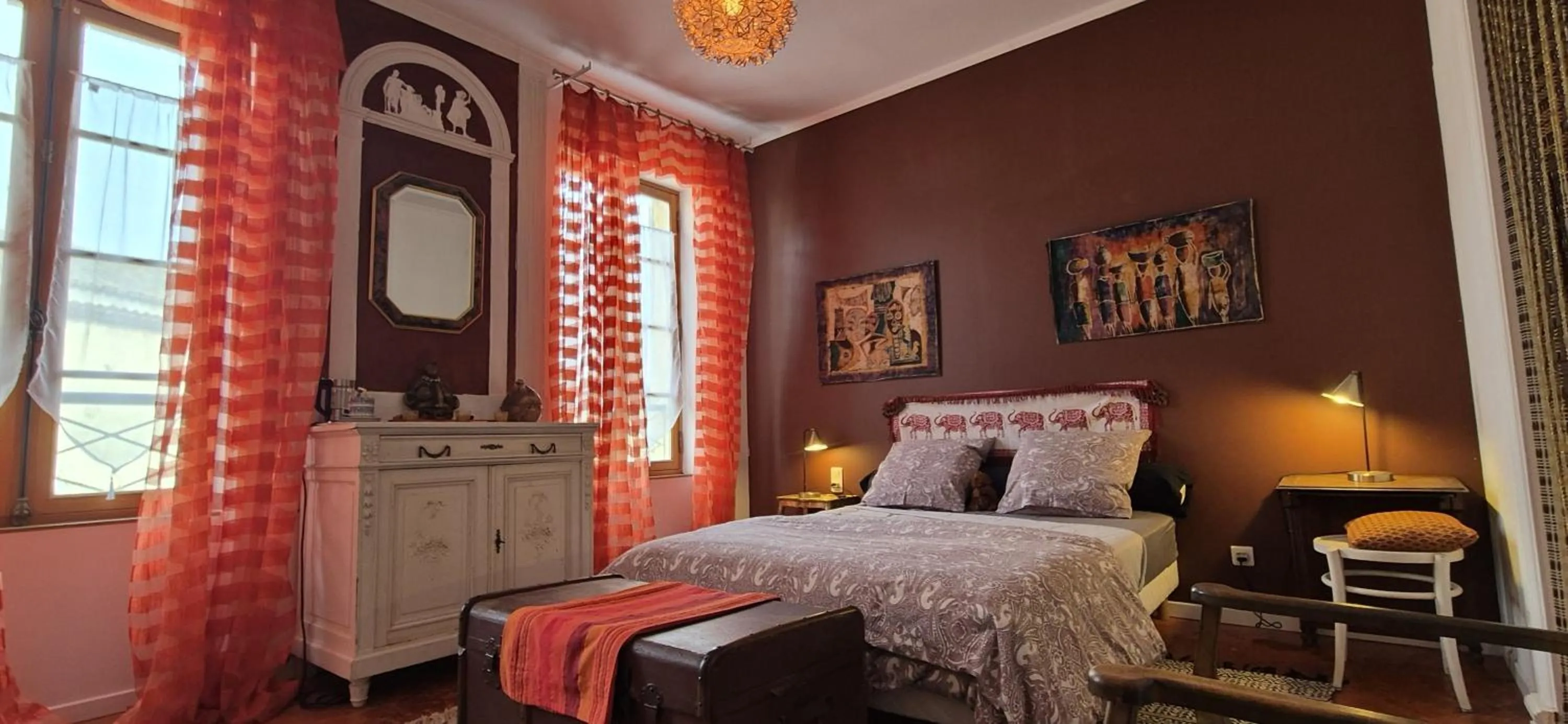 Bed in Chambres d'Hôtes Le relais des marmottes en Luberon