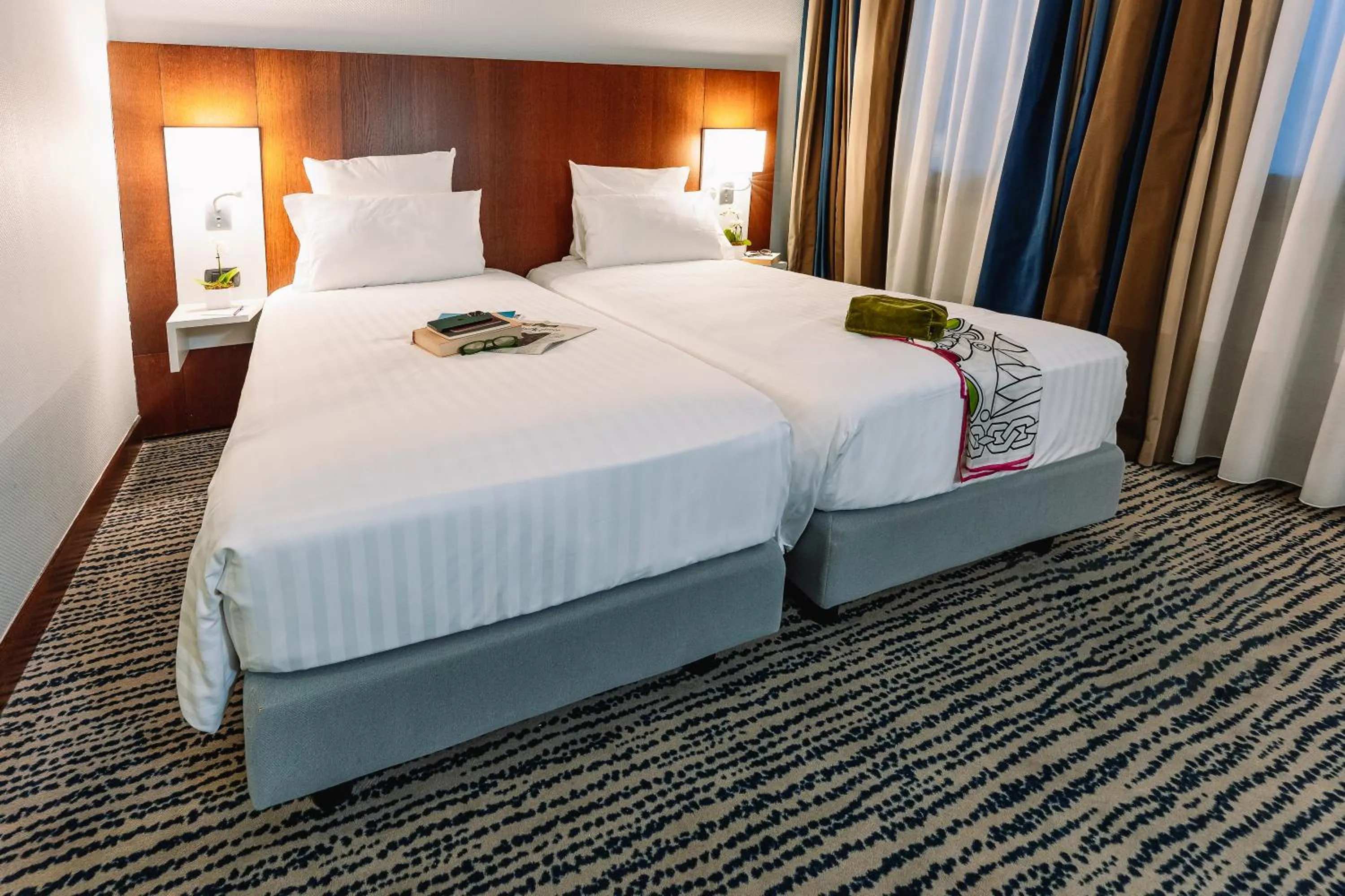 Bed in Mercure Roma Piazza Bologna