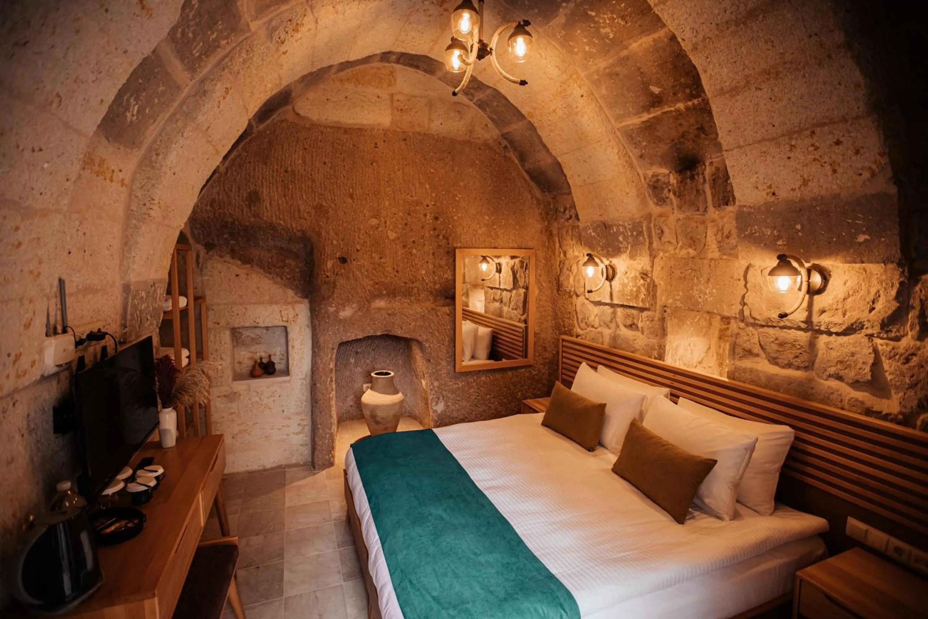 Bed in Juno Cappadocia