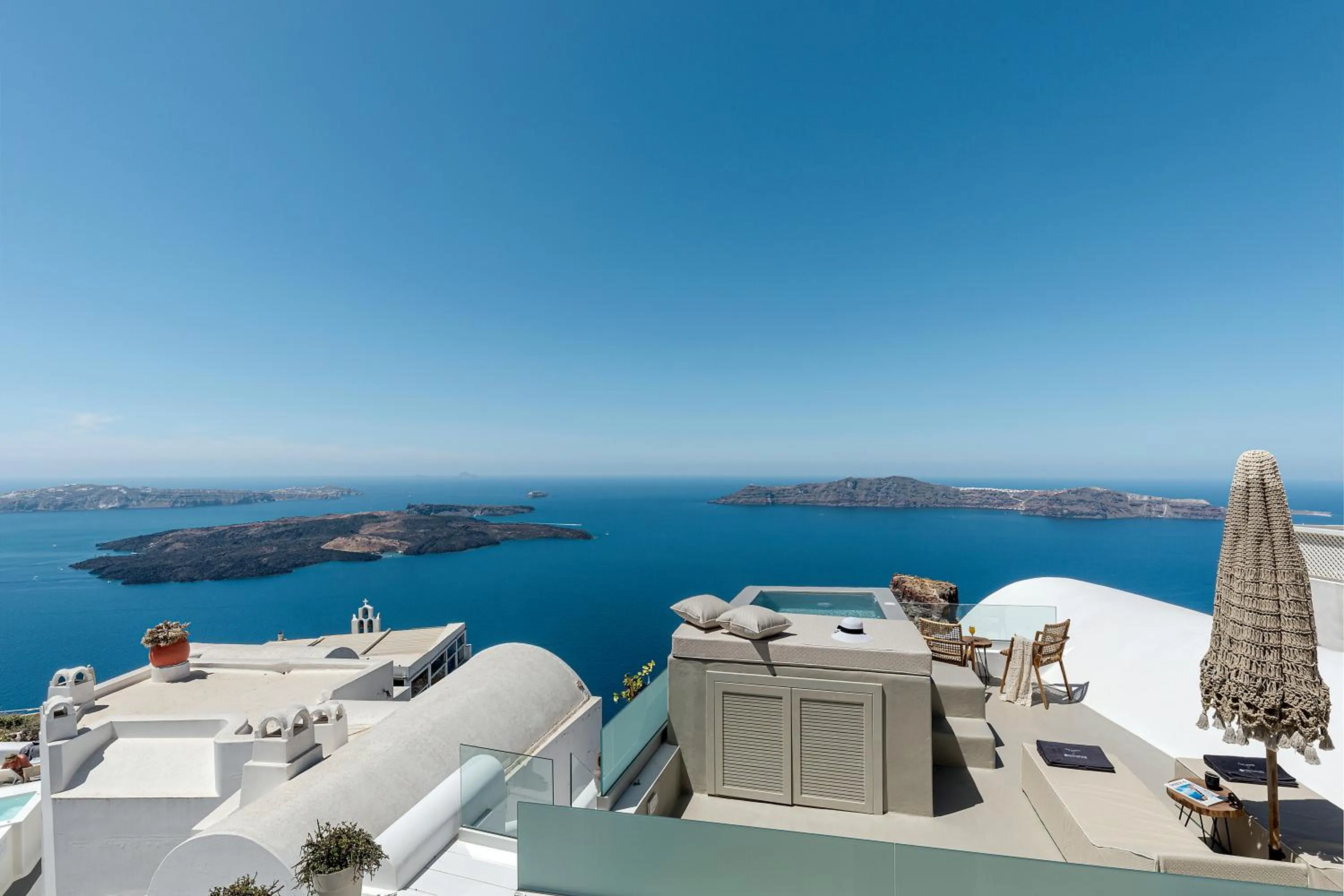 Balcony/Terrace in Kaleidoscope Imerovigli Suites