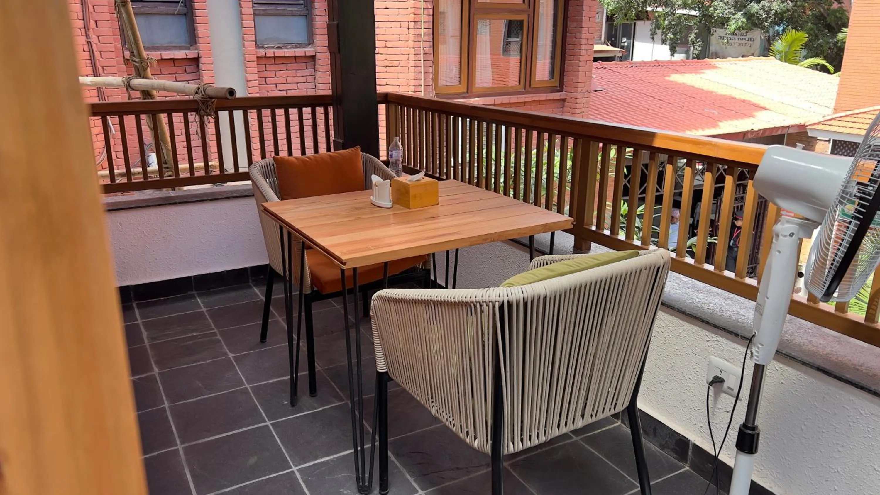 Seating area in Hotel Kailash Kutee