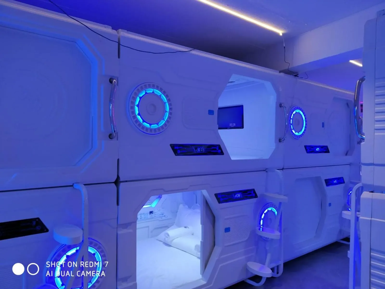 Bedroom in Galaxy Pods Capsule Hotel Boat Quay