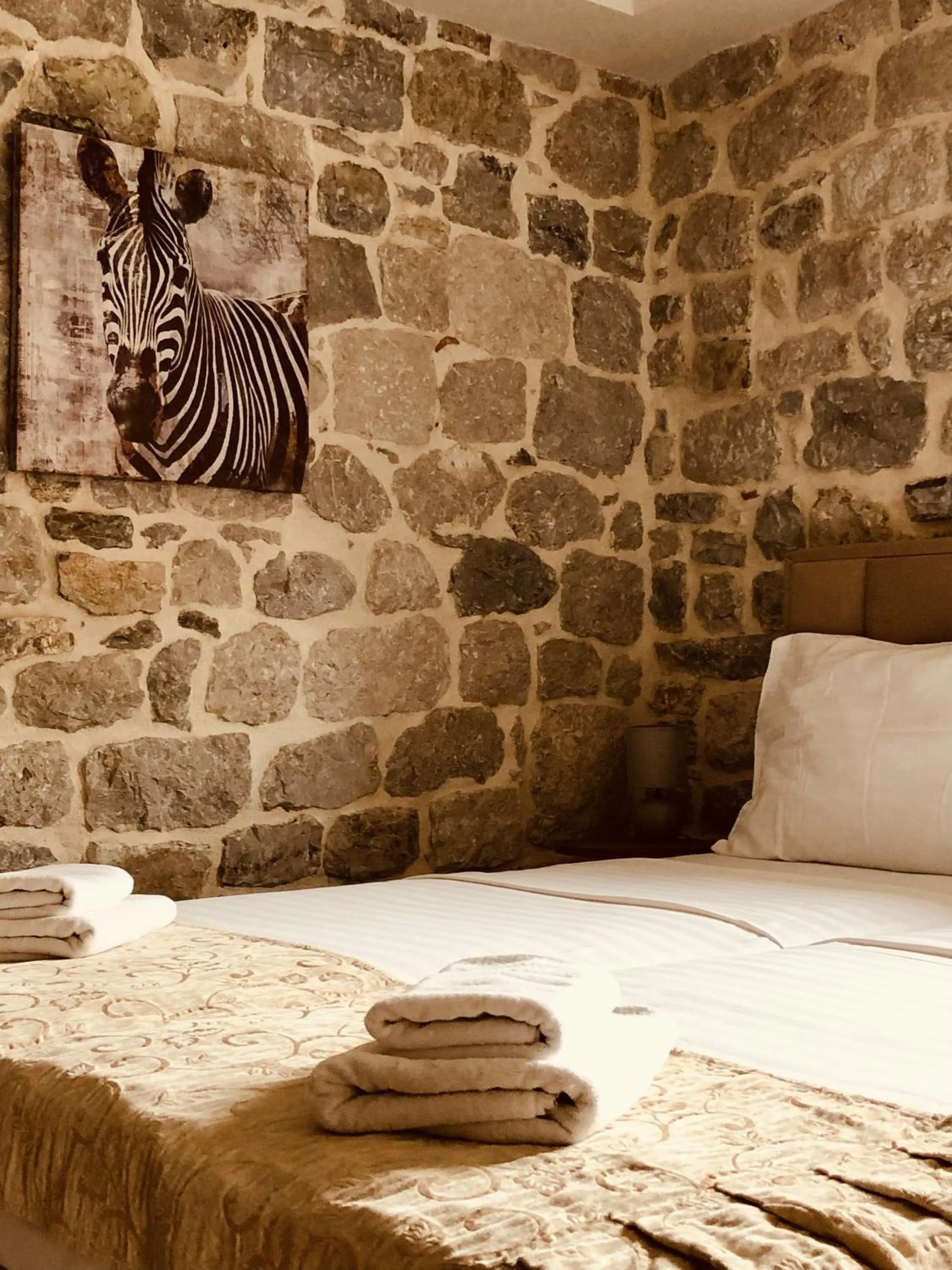 Bed in Guesthouse Giraffe