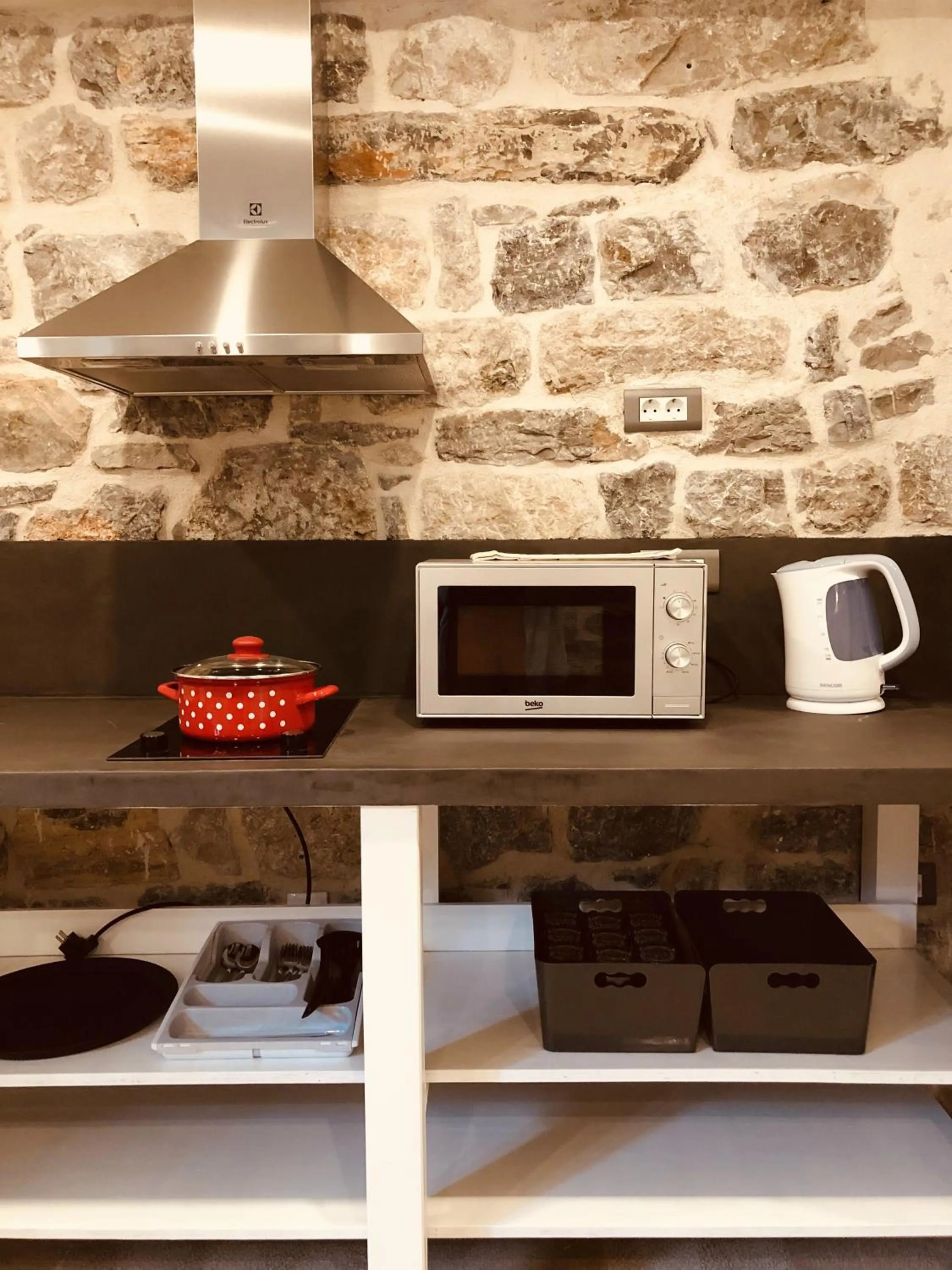 Coffee/tea facilities in Guesthouse Giraffe