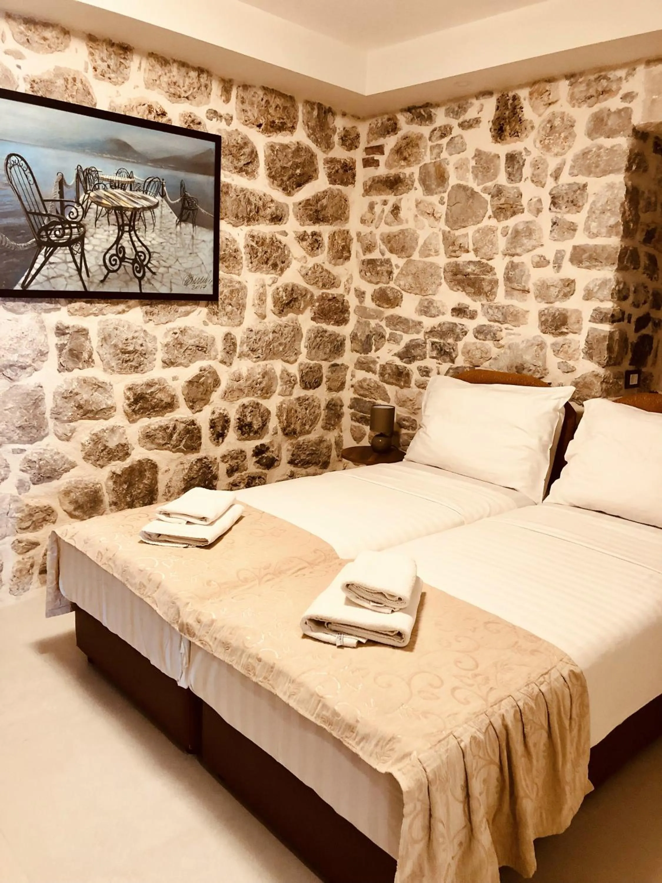 Bed in Guesthouse Giraffe