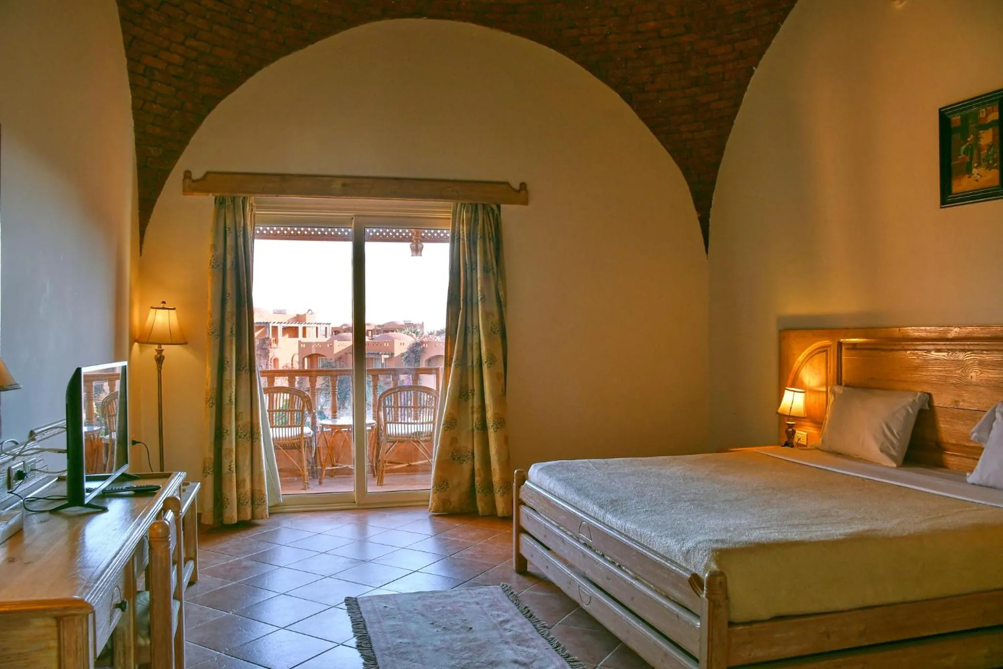 Pool view, Bed in Dream Lagoon Resort & Aqua Park